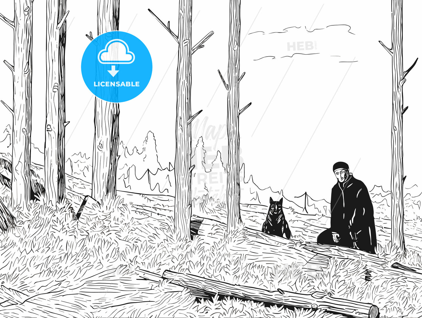 british timber theives Medieval crime Medieval art