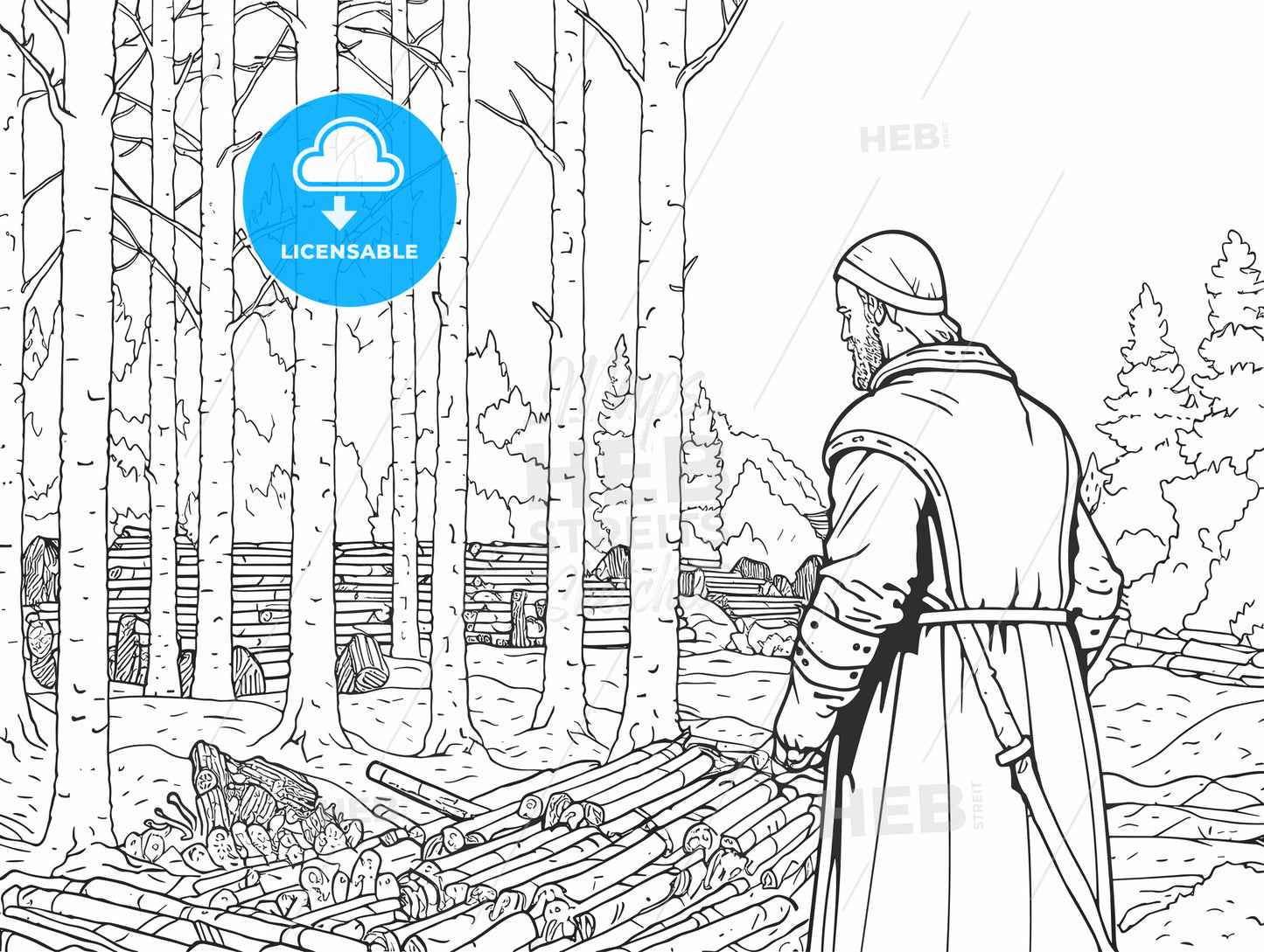 british timber theives Medieval crime Medieval art