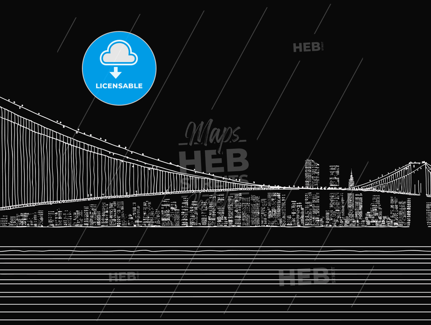 Brooklyn bridge and manhattan skyline