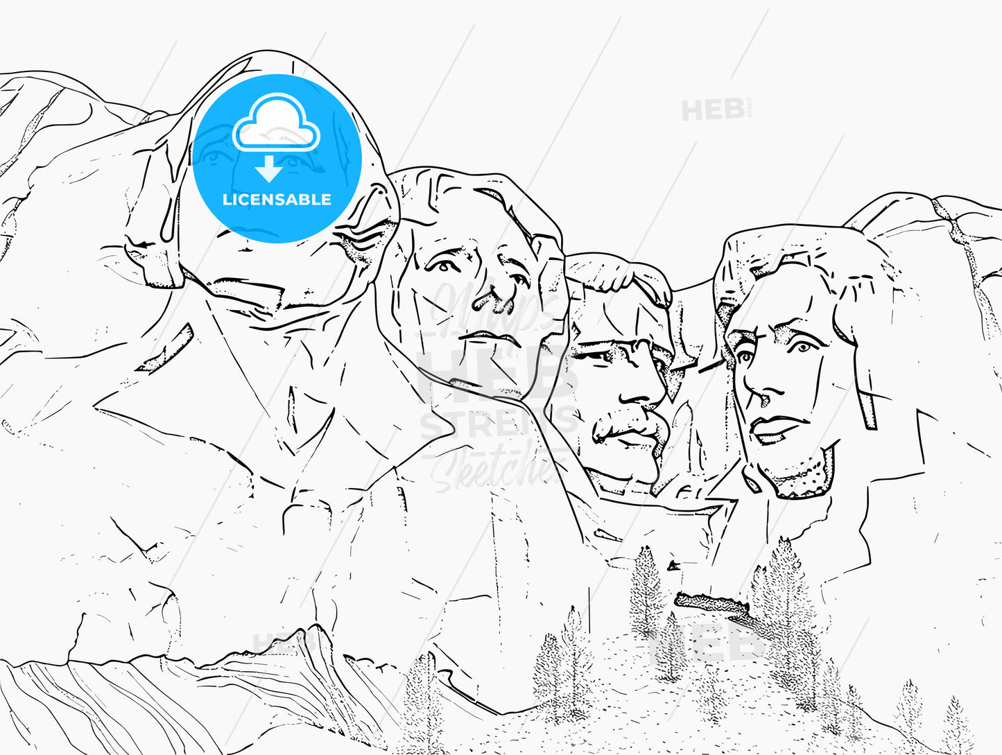 four presidents on mount rushmore