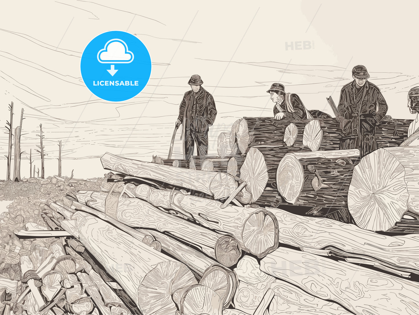 medeival timber poachers.