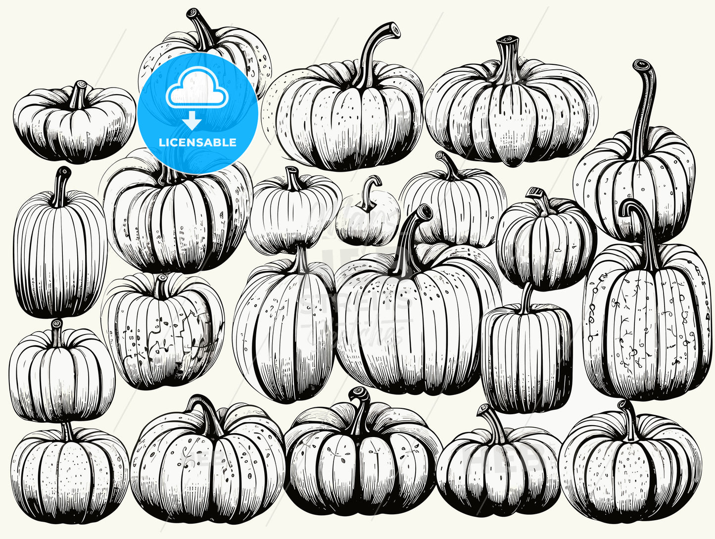 Pumpkins picks and ready for sale.