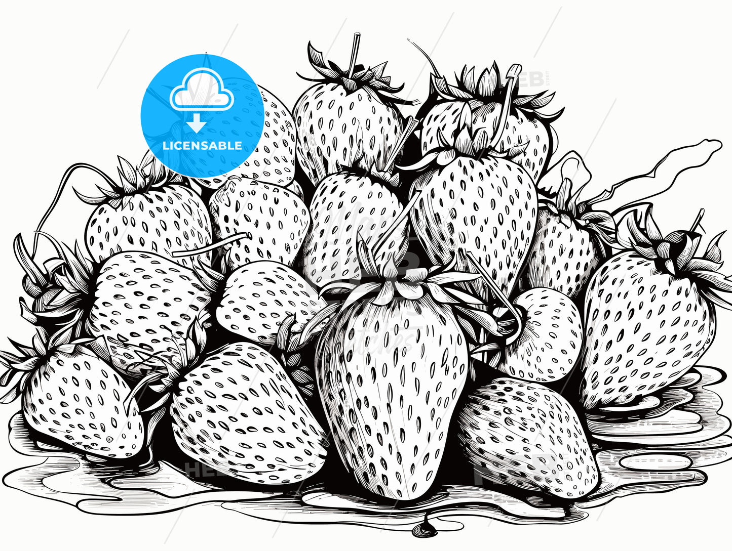 Strawberries and yogurt.