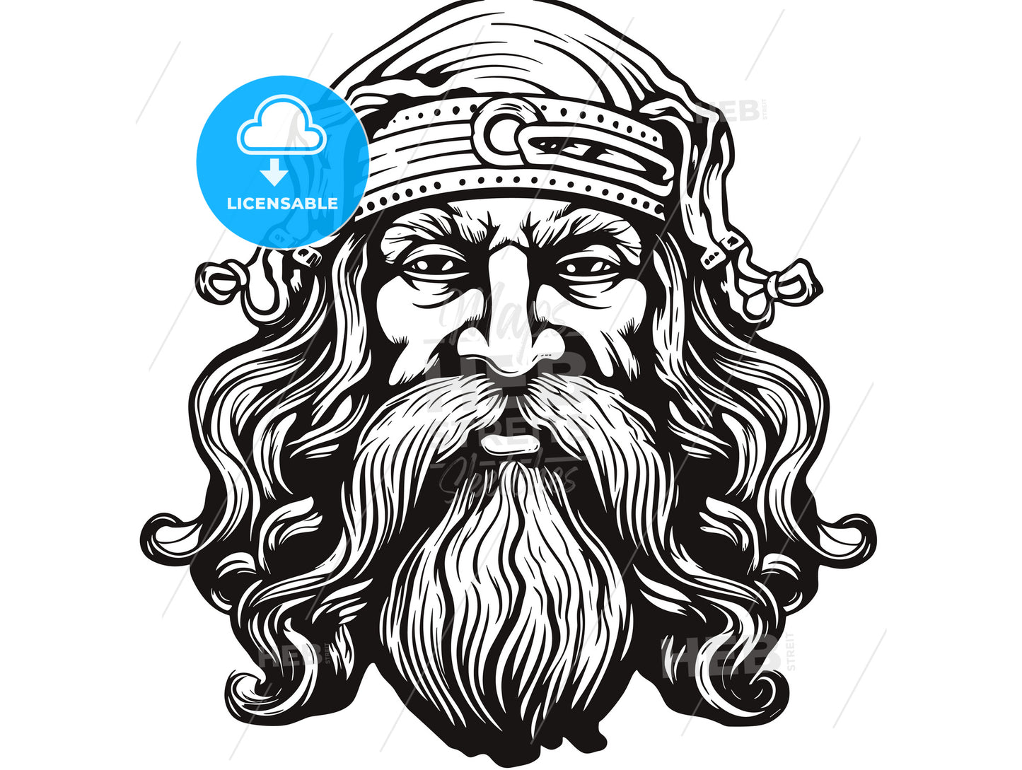 Symbol St.Patric festival illustration.