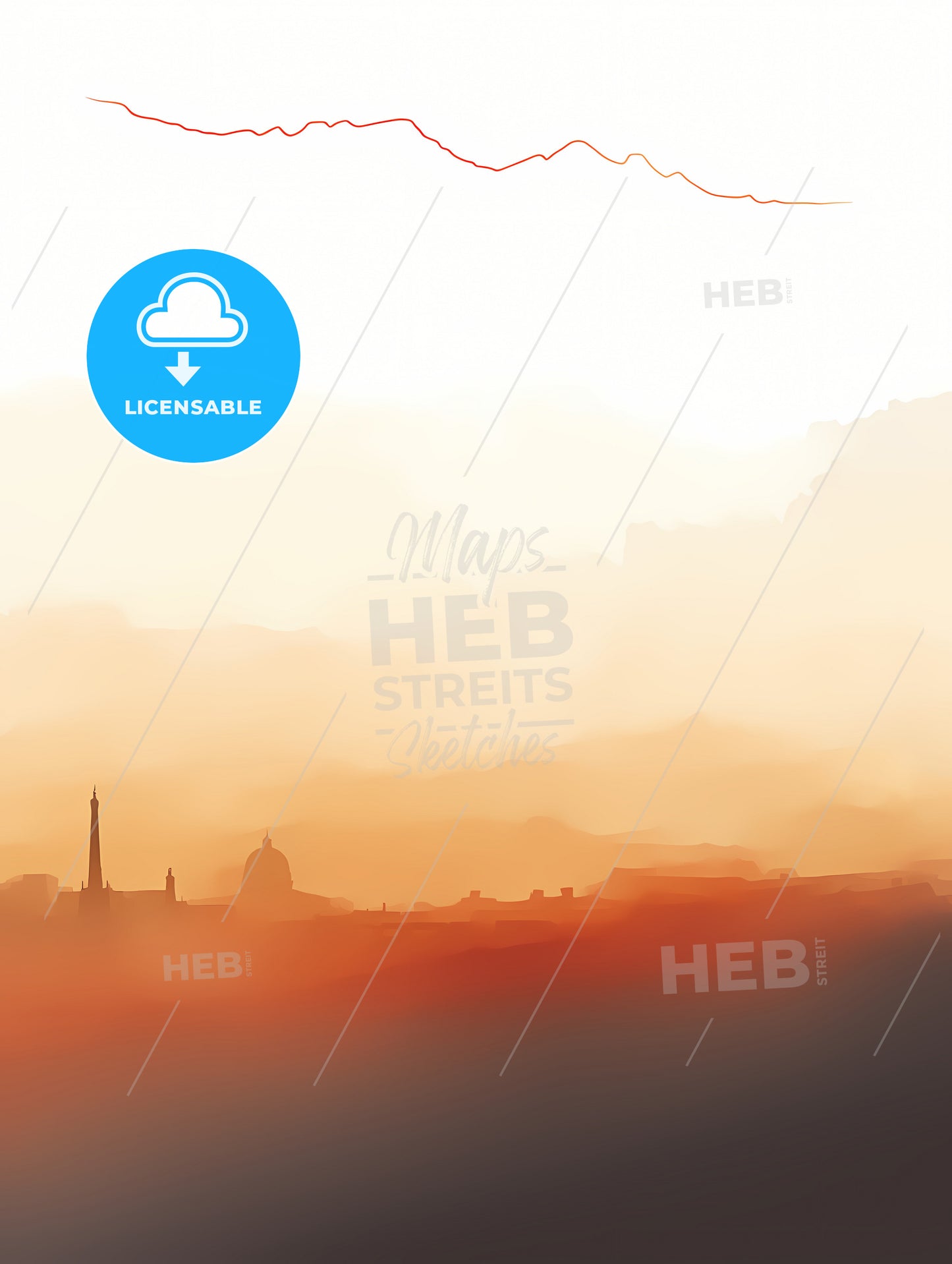 Rome Italy impressive skyline