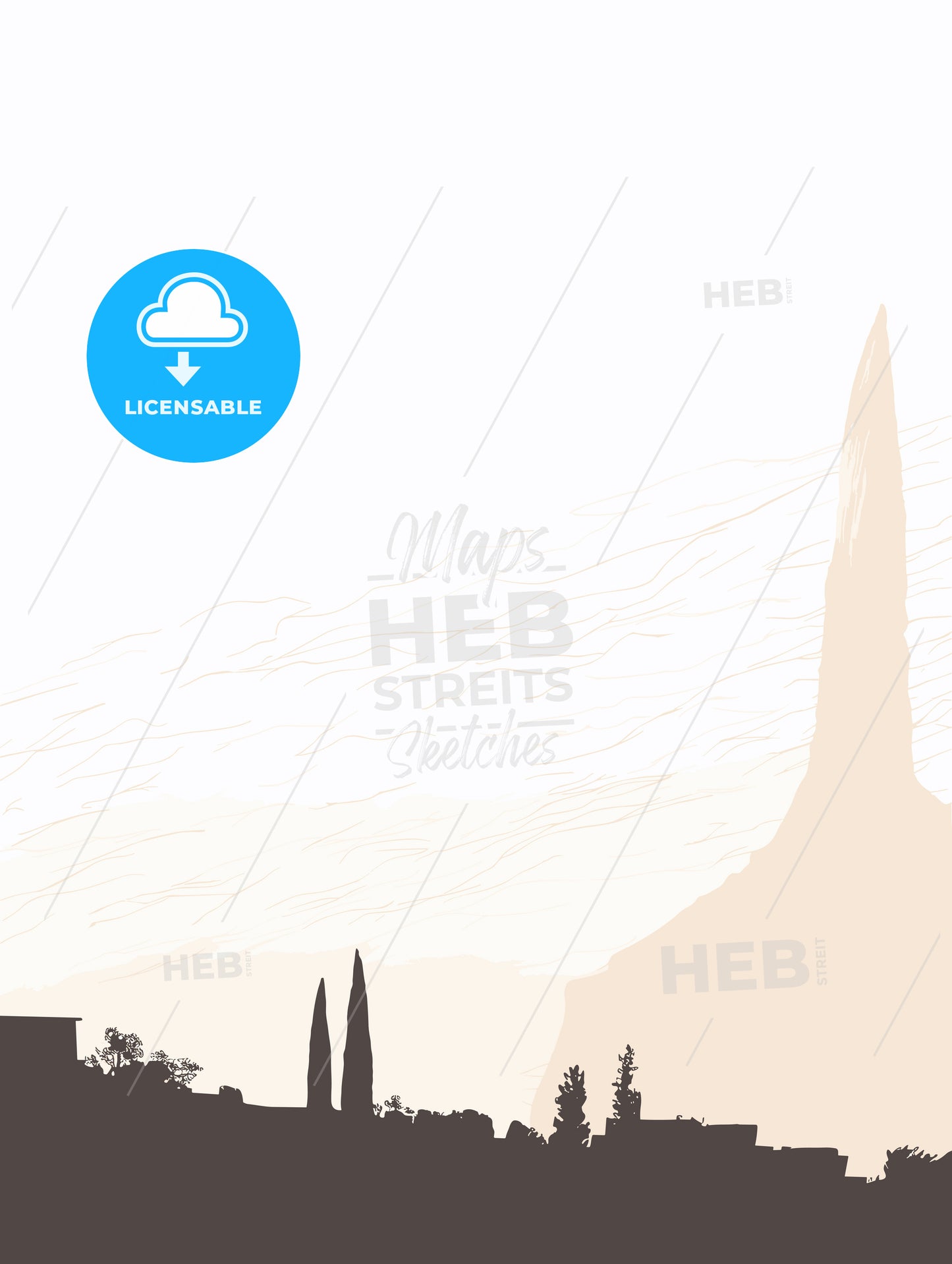 Rome Italy impressive skyline