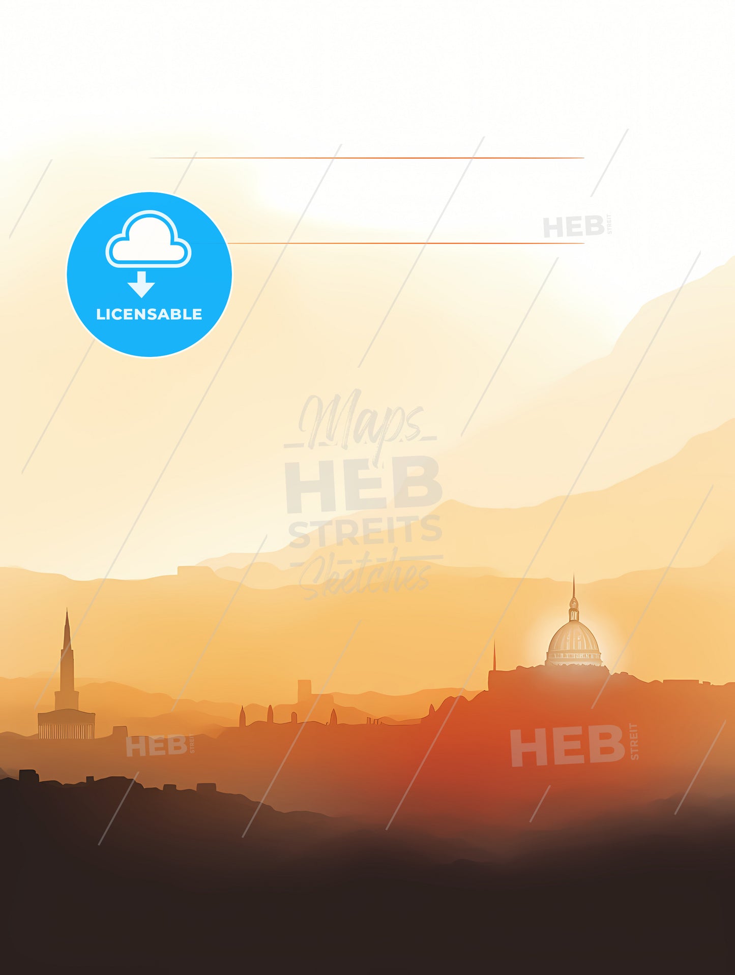 Rome Italy impressive skyline