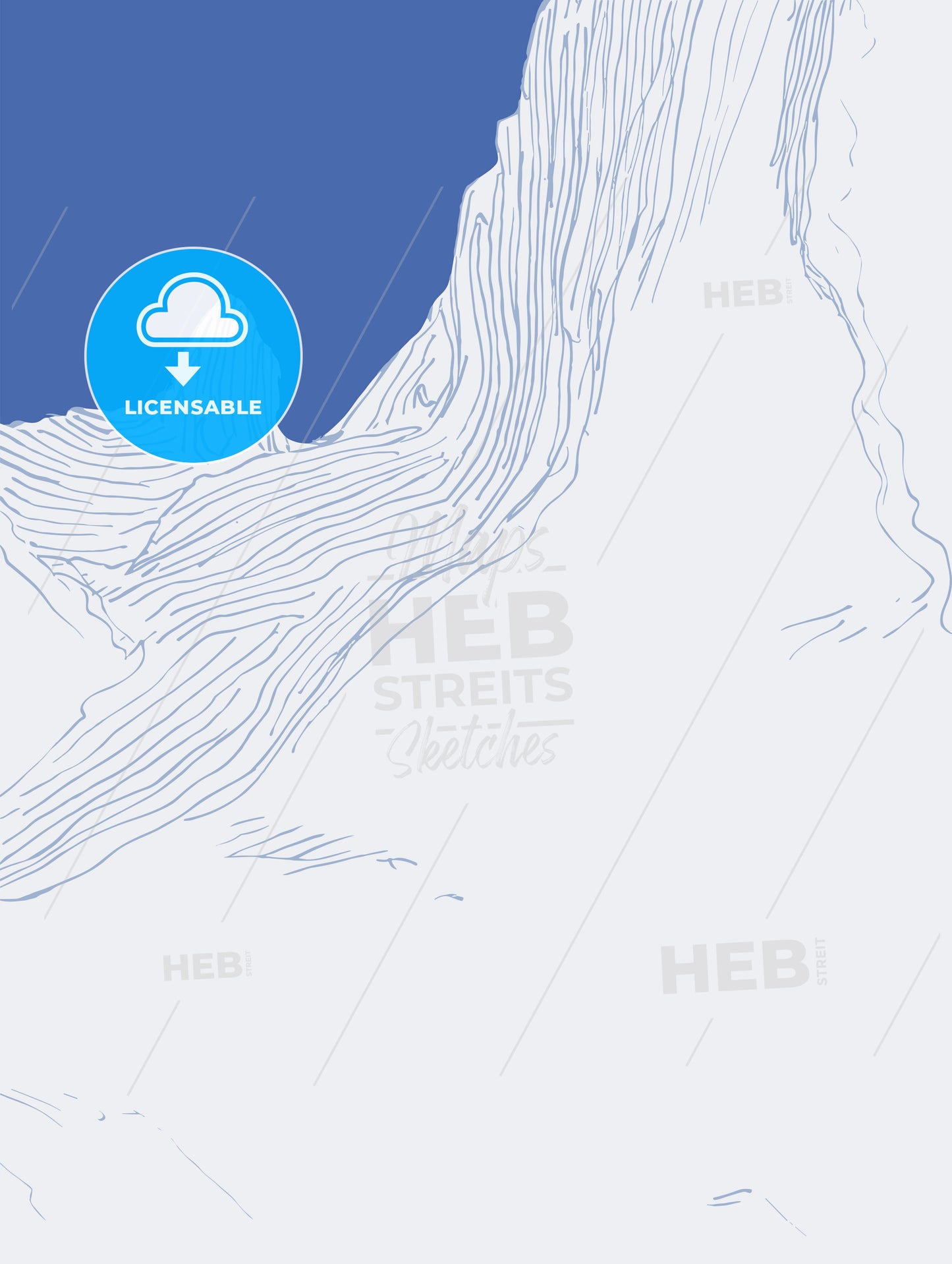 The blue Cape Poster