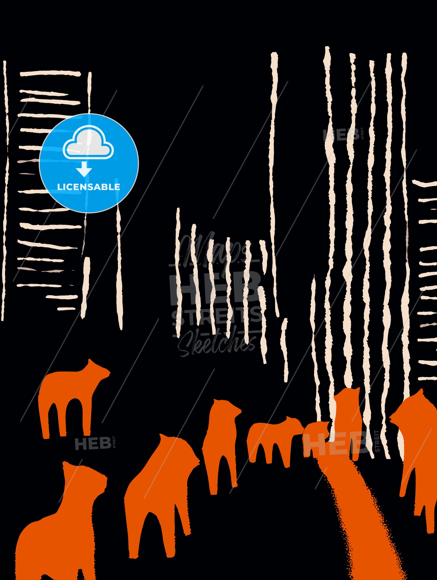 urban life scene in New York