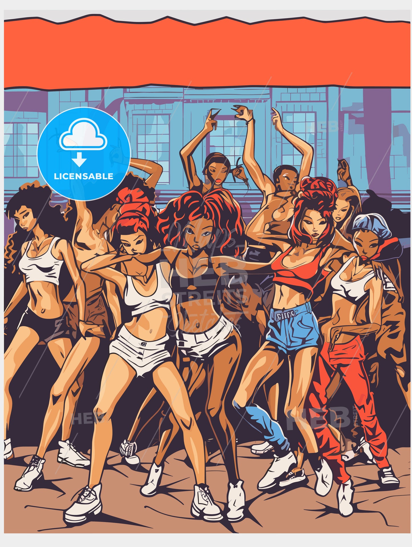 Hip hop dance academy poster