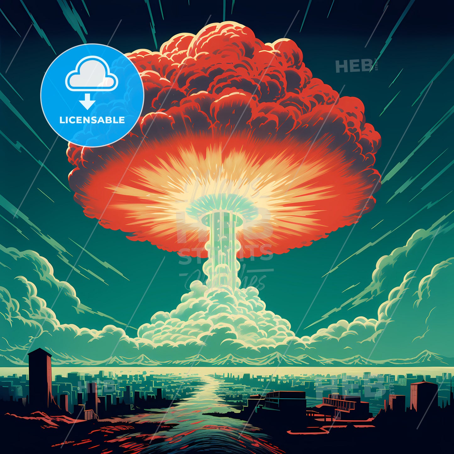 A Large Explosion In The Sky