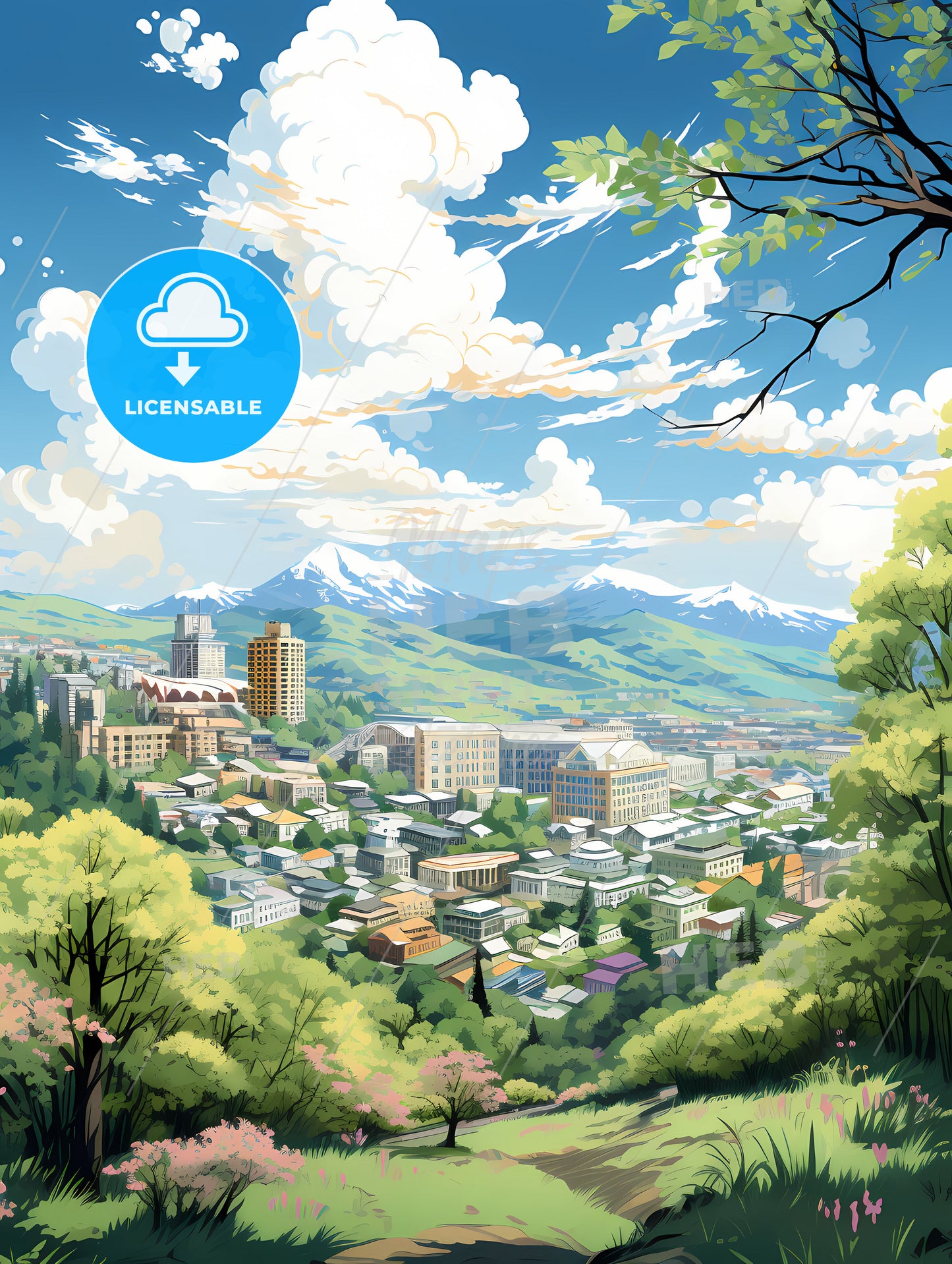 A City In The Mountains