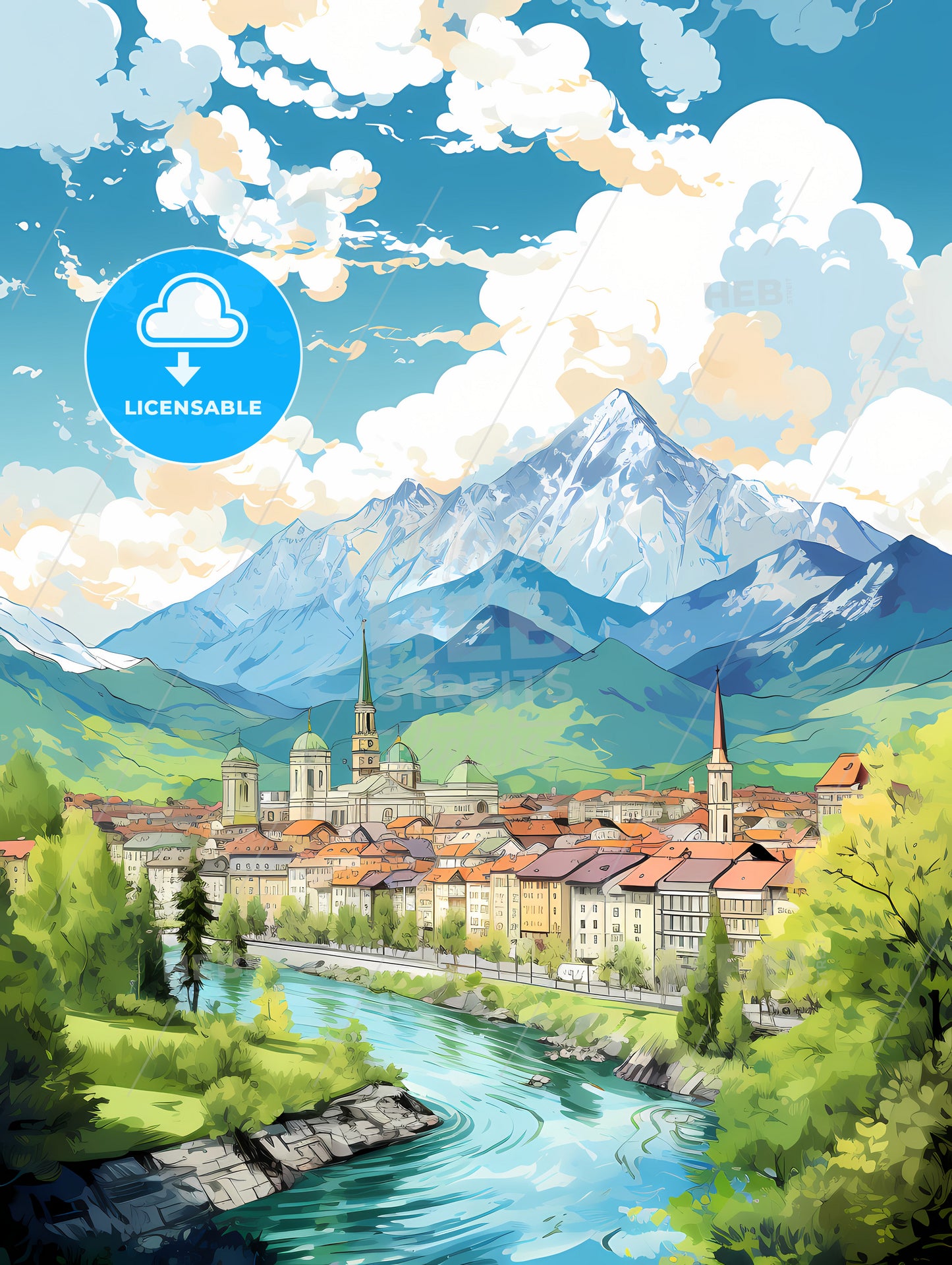 A Town With A River Running Through It