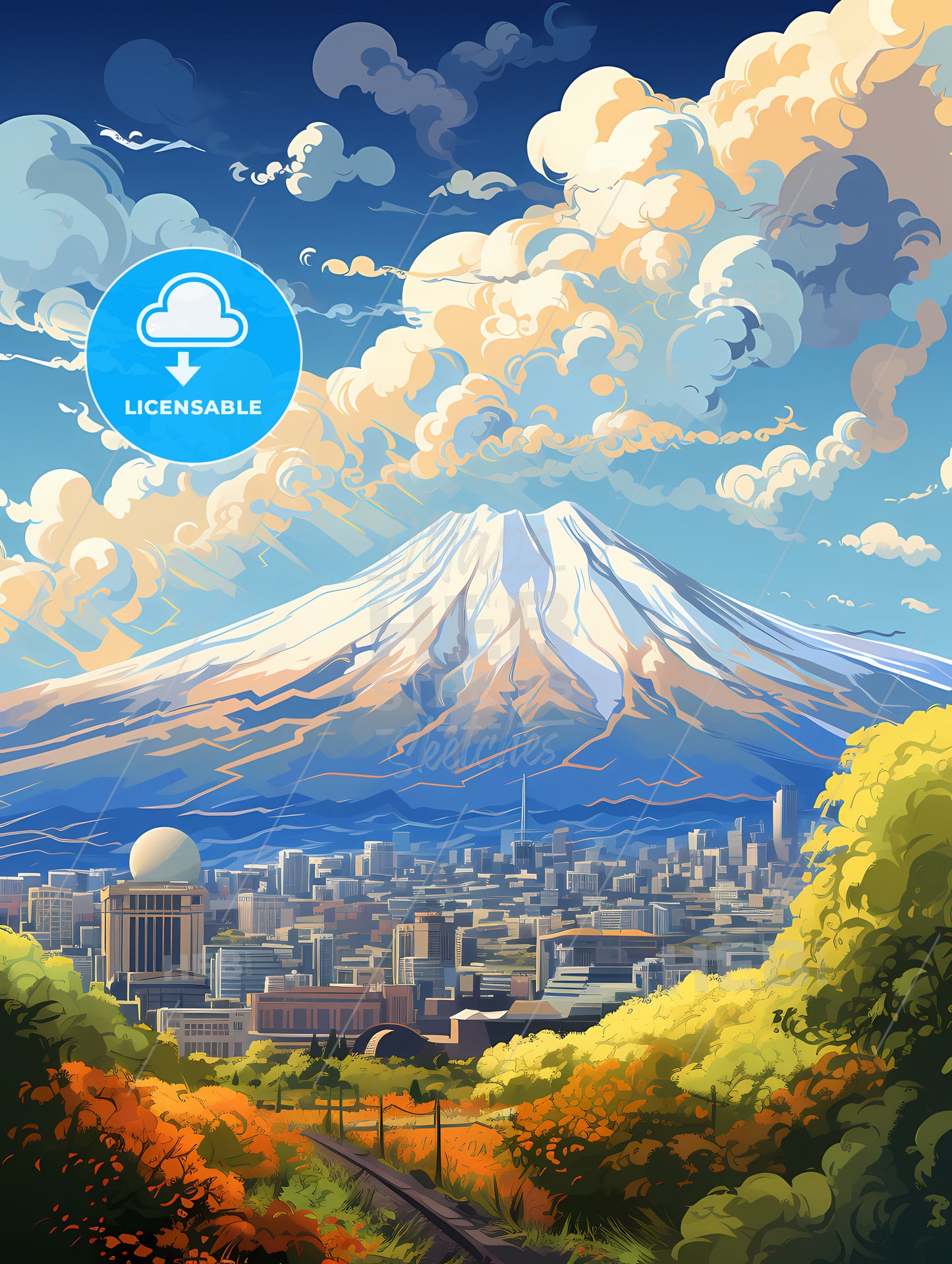 A Mountain In The Distance