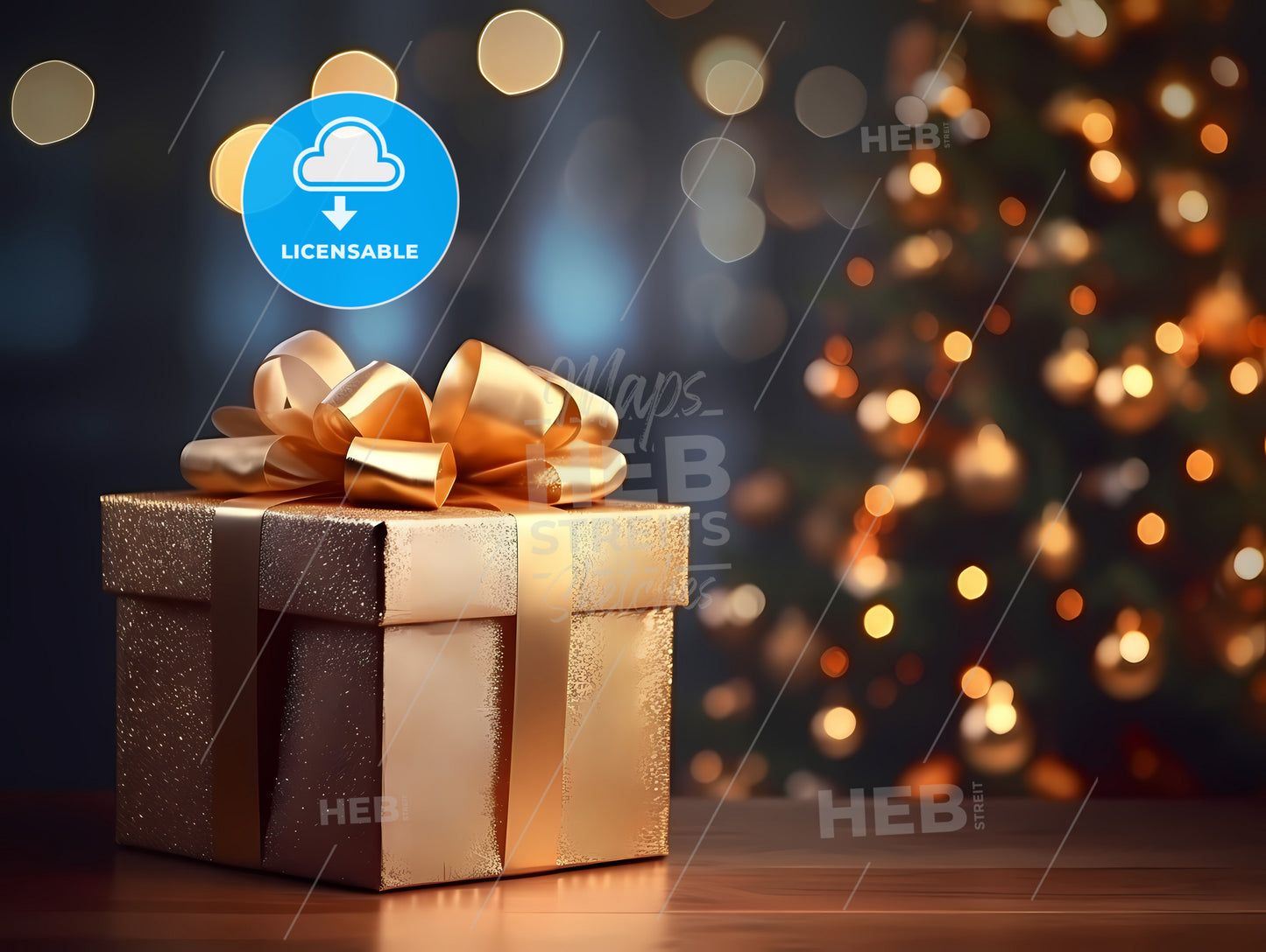 A Gift Box With A Bow