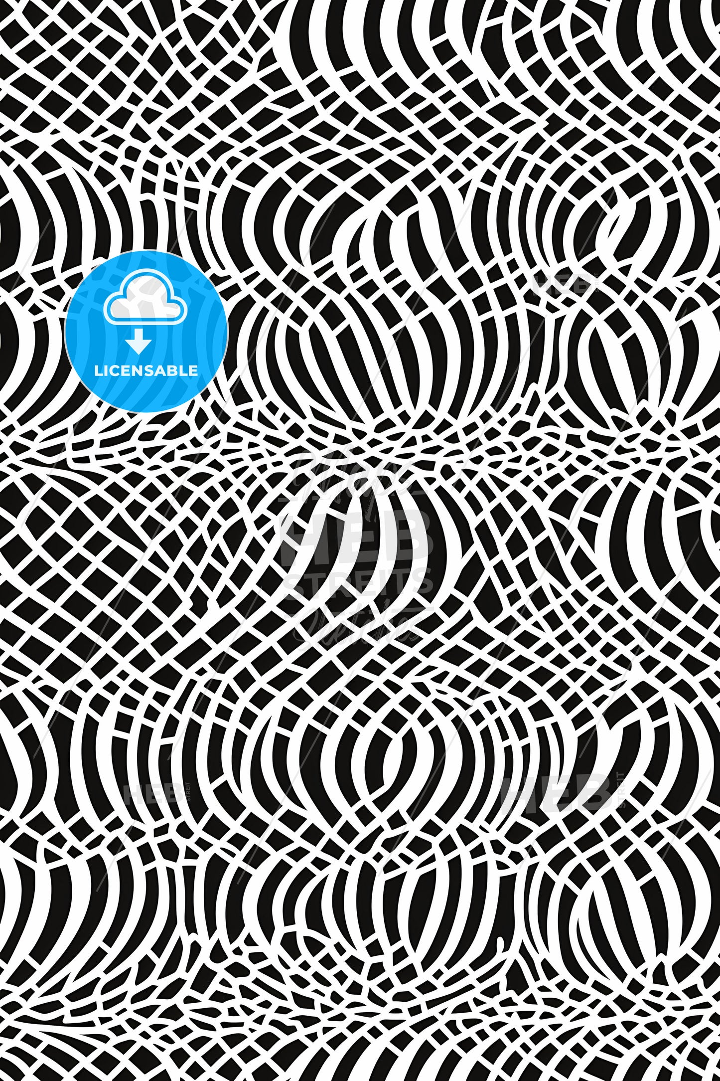 A Black And White Pattern