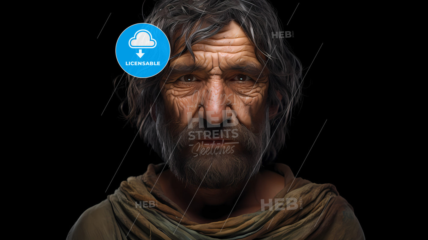 A Man With A Beard And A Beard