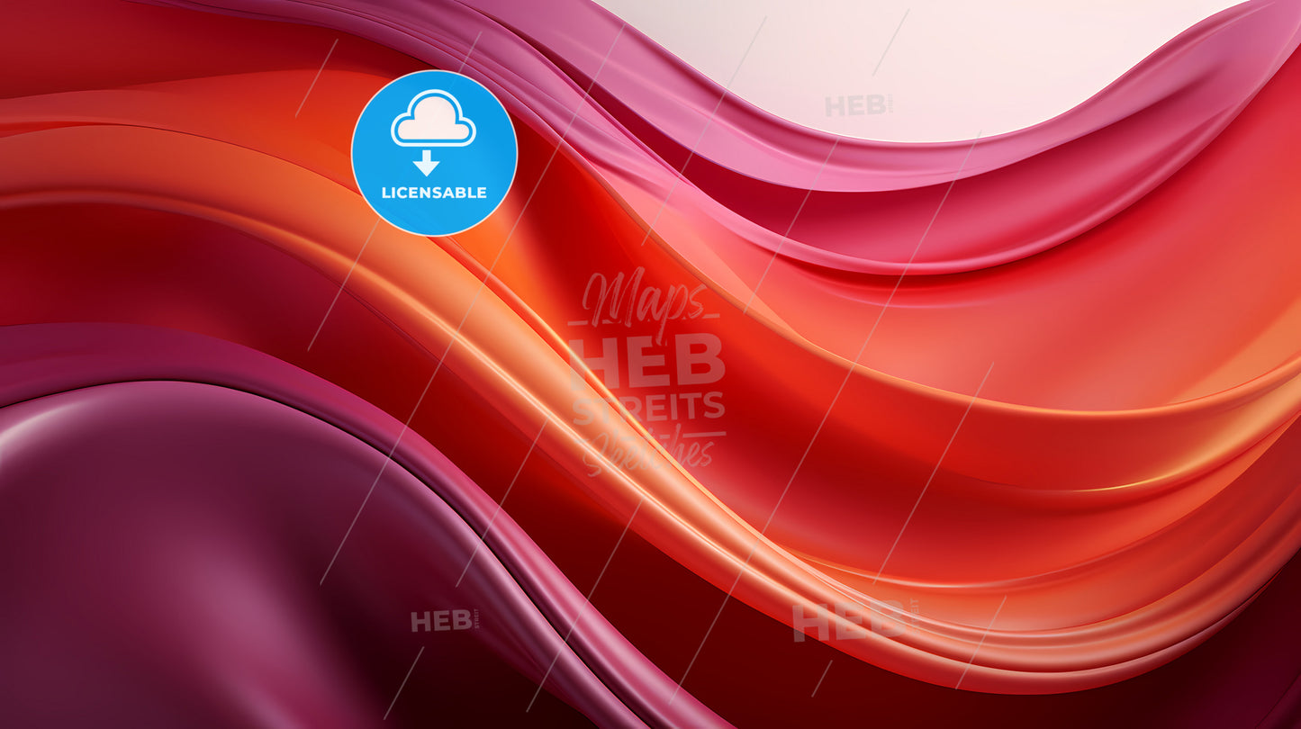 A Colorful Wavy Lines Of Different Colors