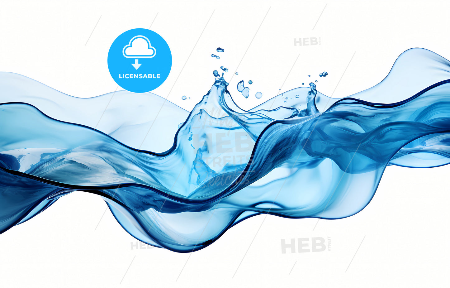 A Close Up Of A Water Splash