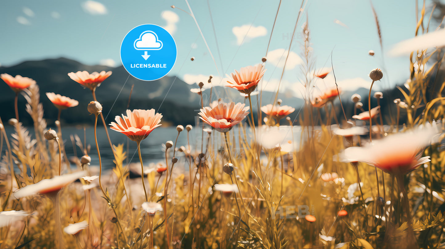 A Close Up Of Flowers