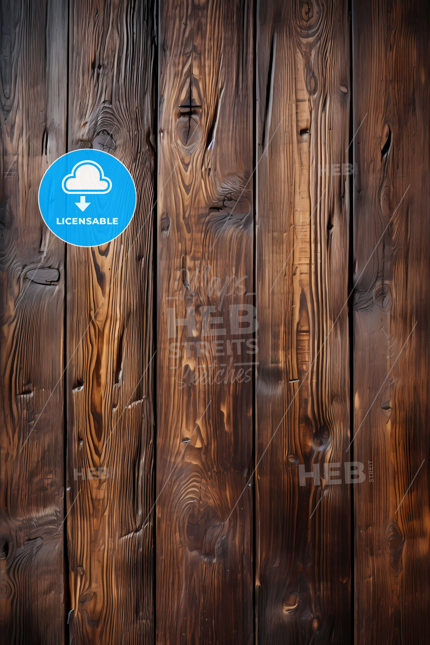 A Close Up Of A Wood Wall