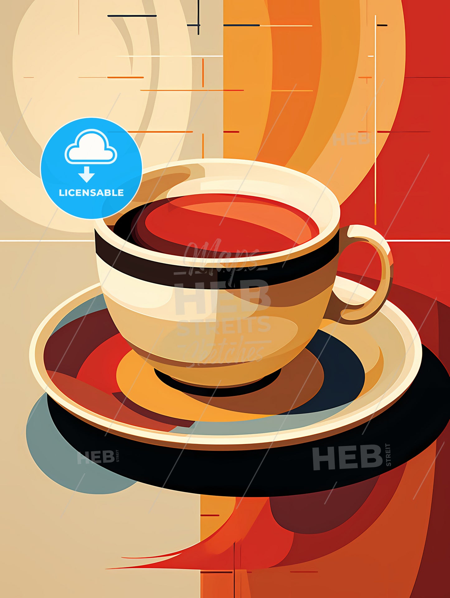 A Cup Of Tea On A Saucer