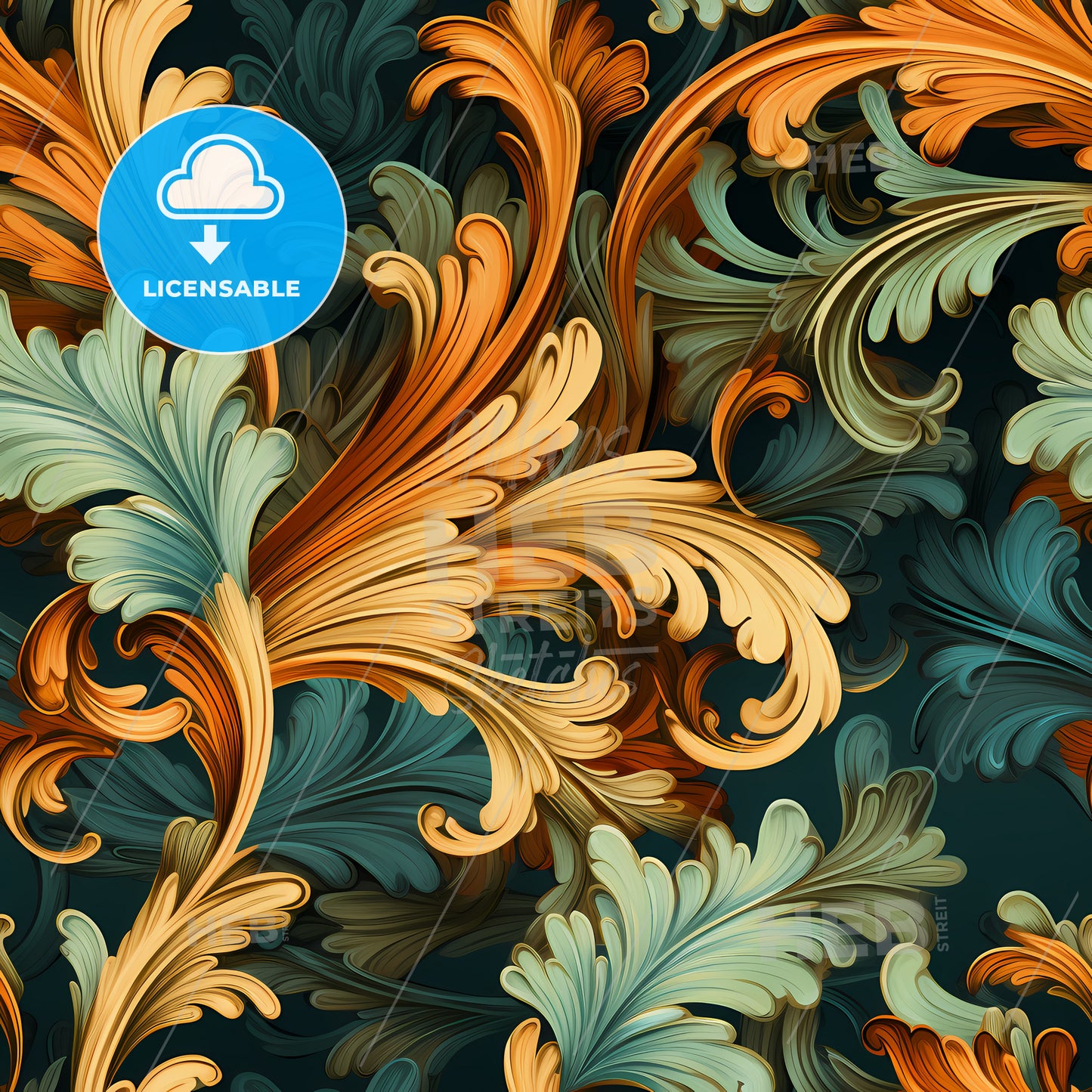 A Colorful Swirly Pattern