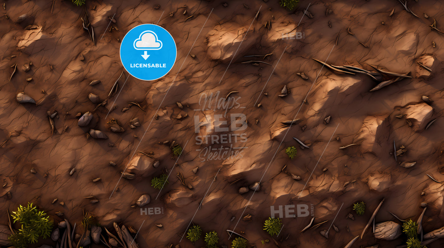 A Close Up Of A Dirt Surface