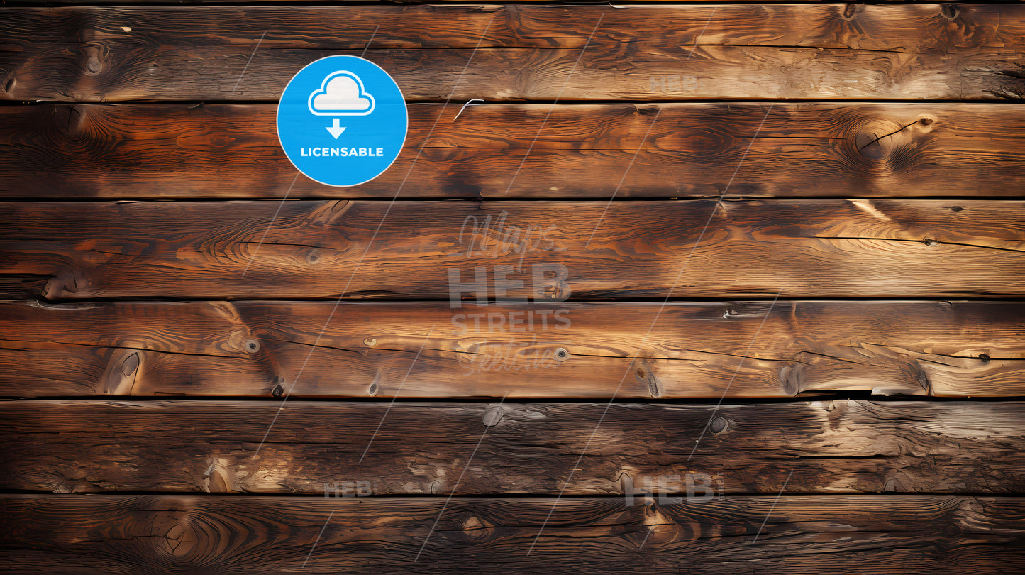 A Wood Planks With Knots