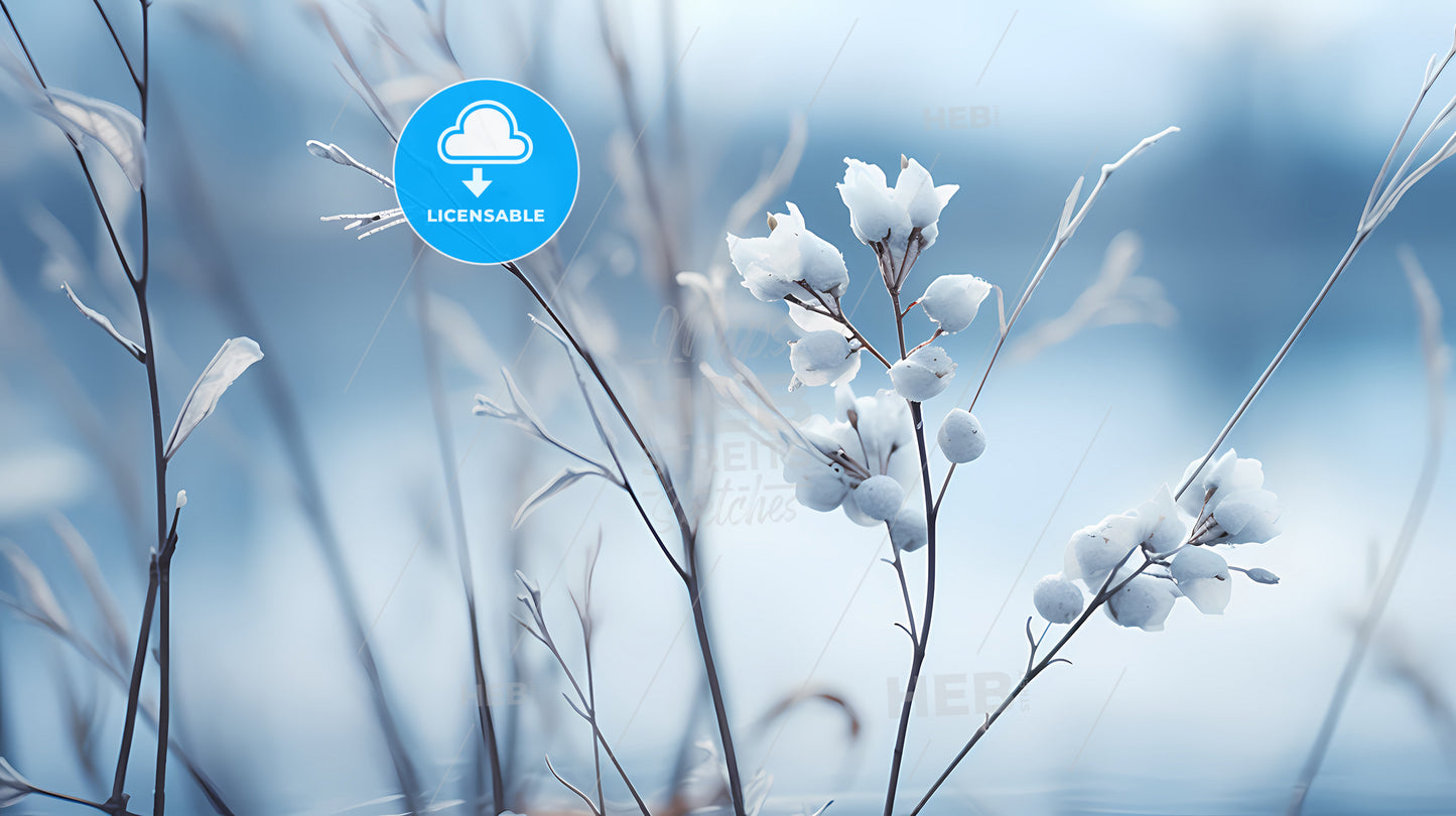 A Plant With White Flowers