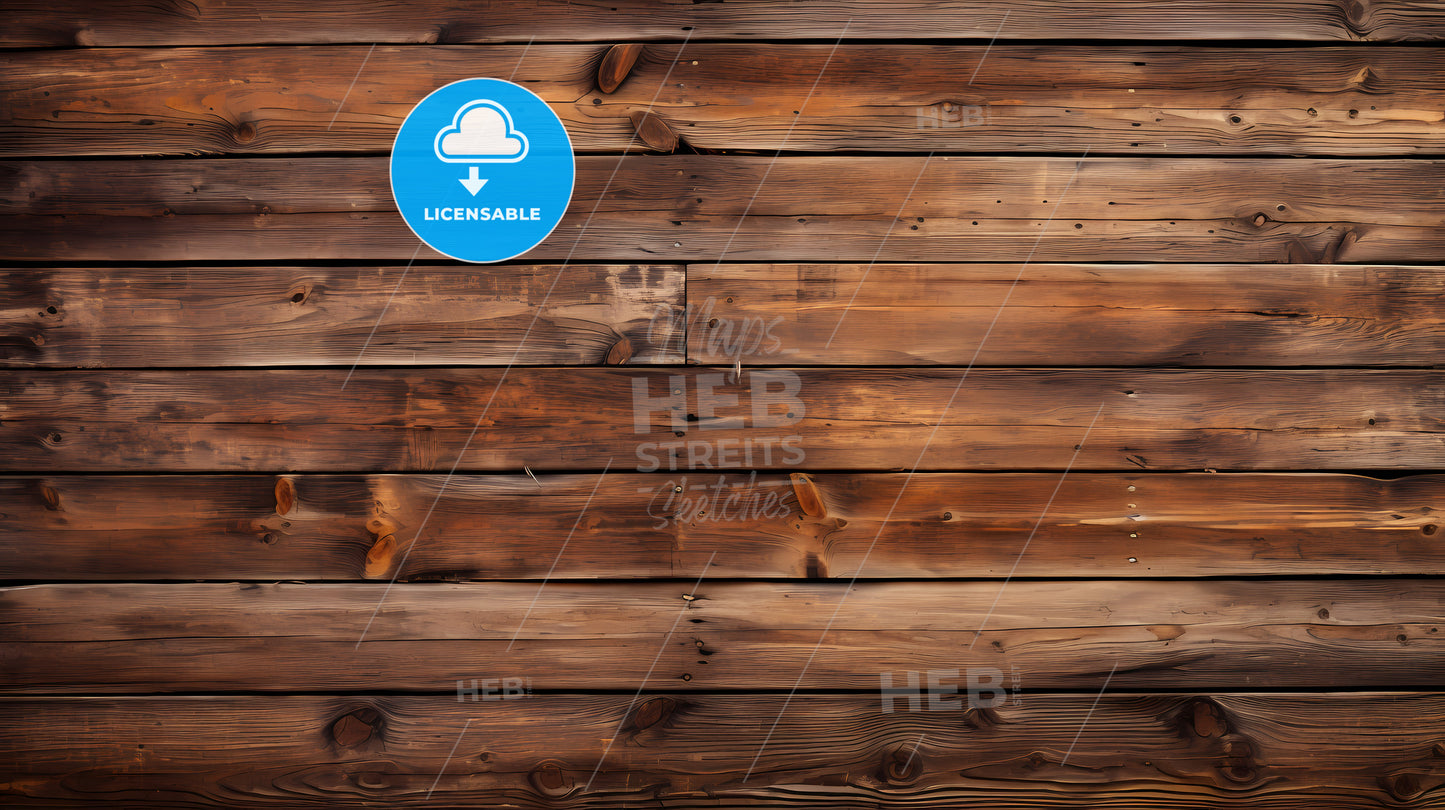 A Wood Planks With Cracks