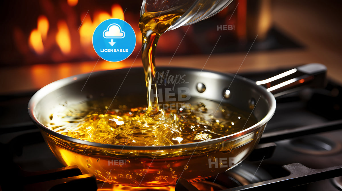 A Pouring Liquid Into A Bowl