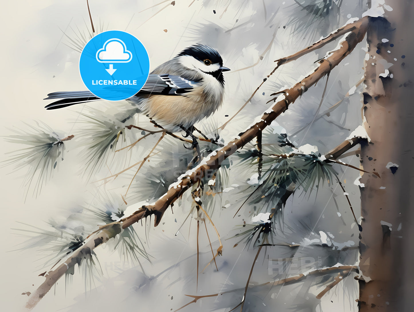 A Bird Sitting On A Branch
