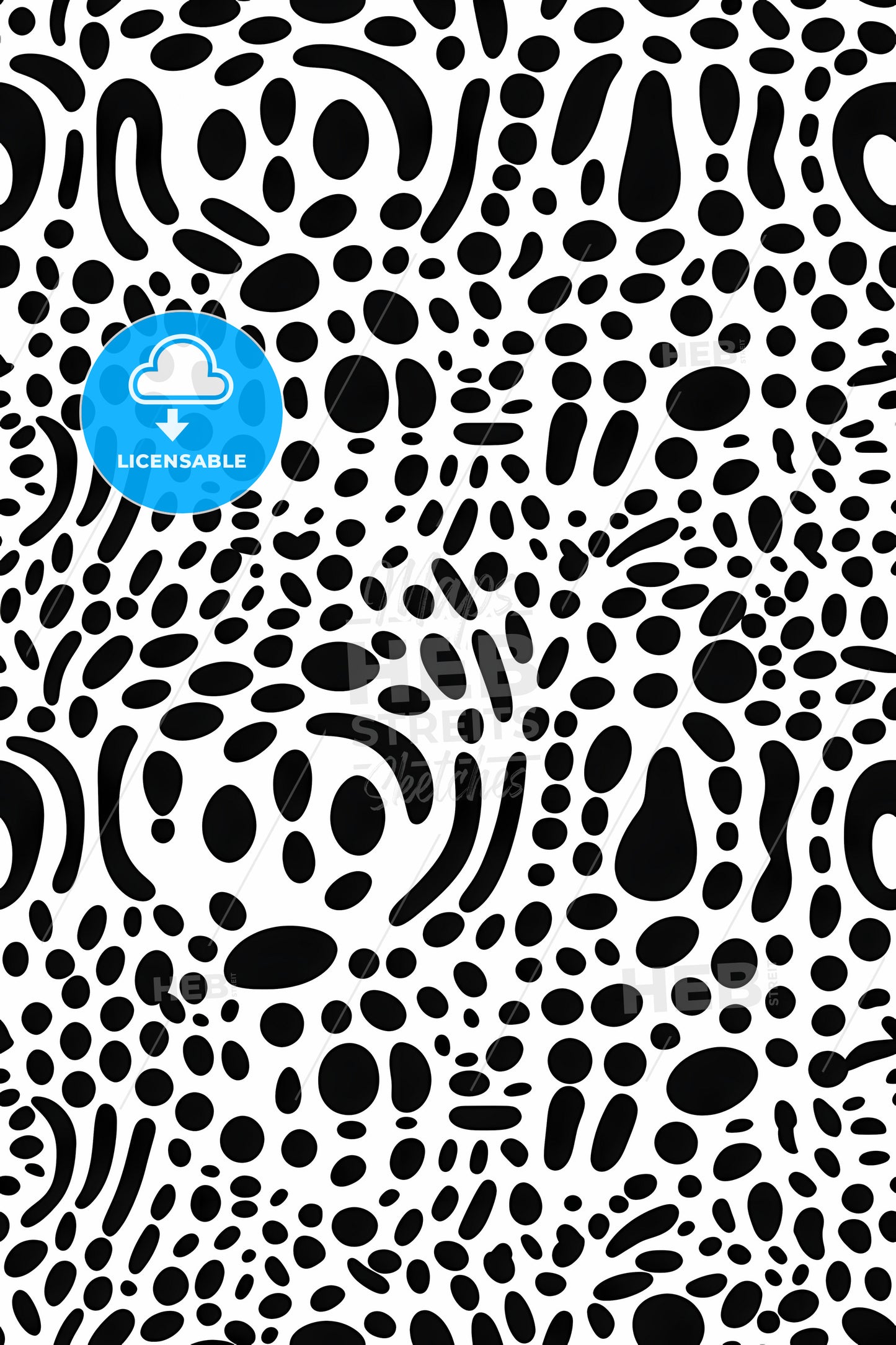 A Black And White Pattern