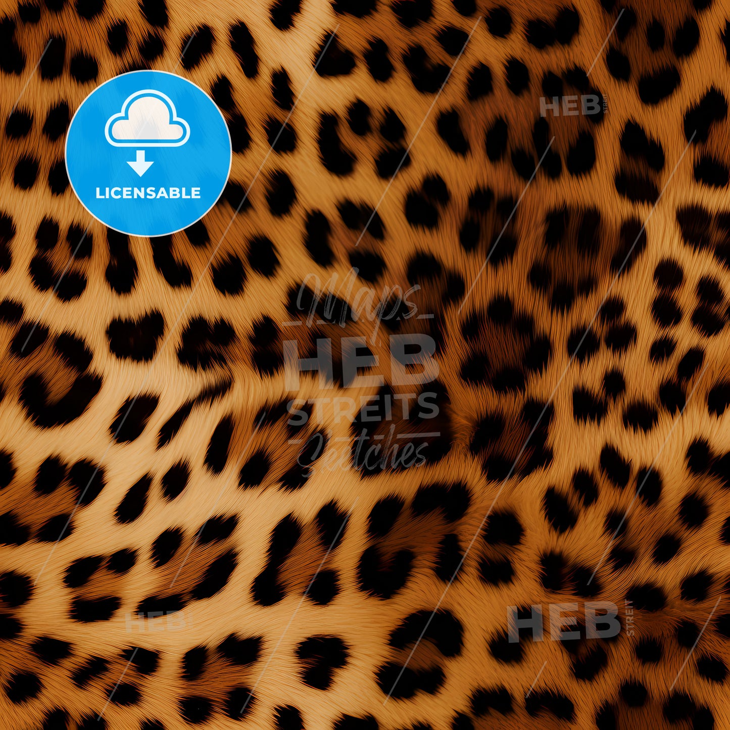 A Close Up Of A Leopard Skin