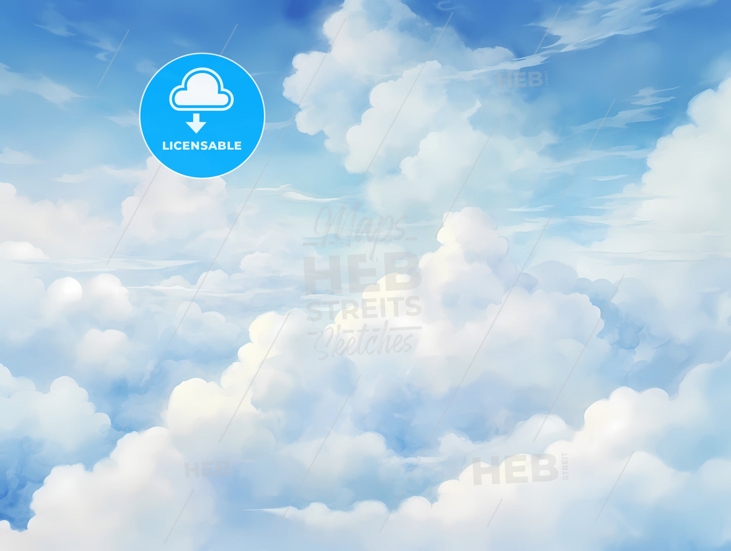 A Blue Sky With Clouds