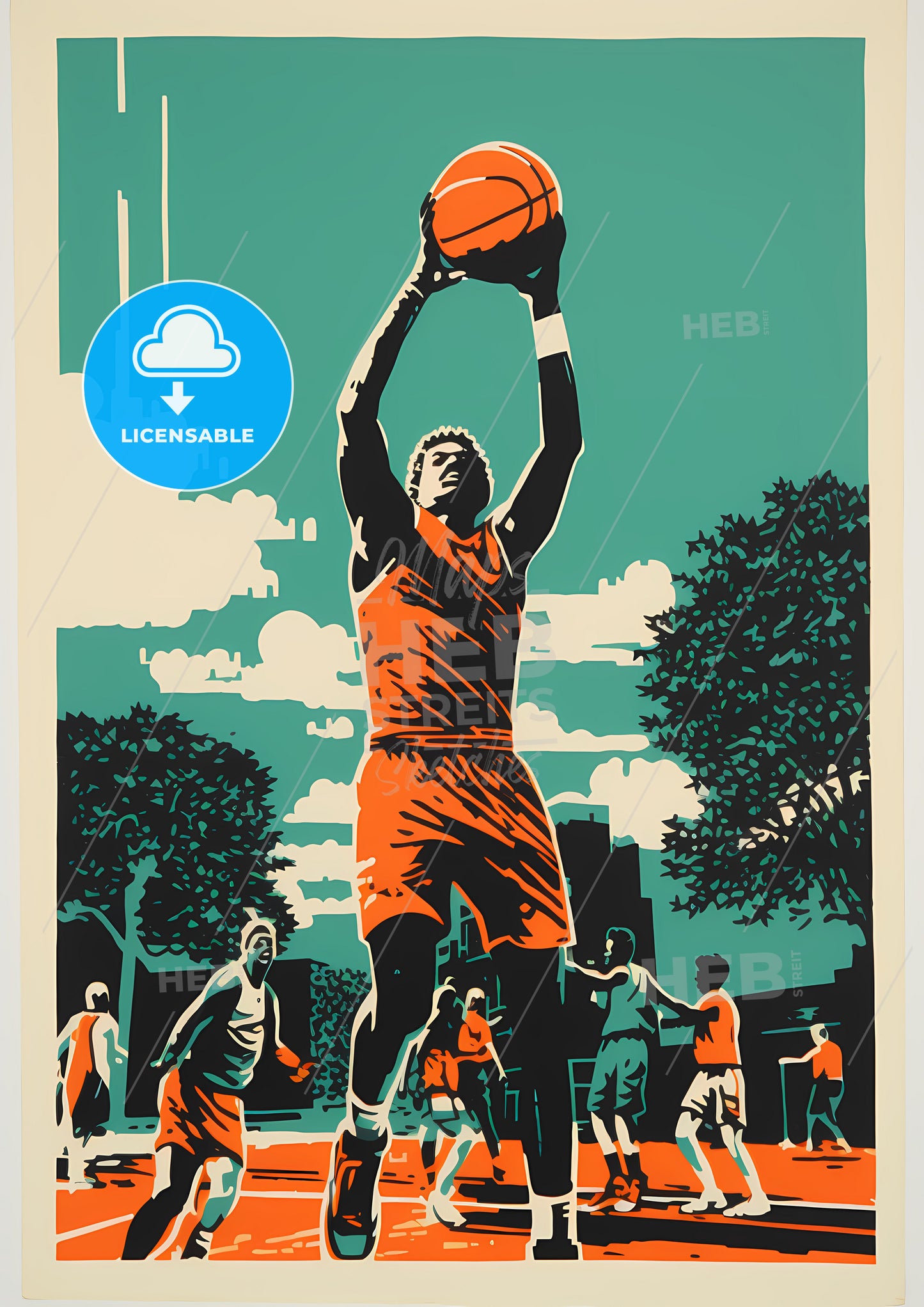 A Man Holding A Basketball