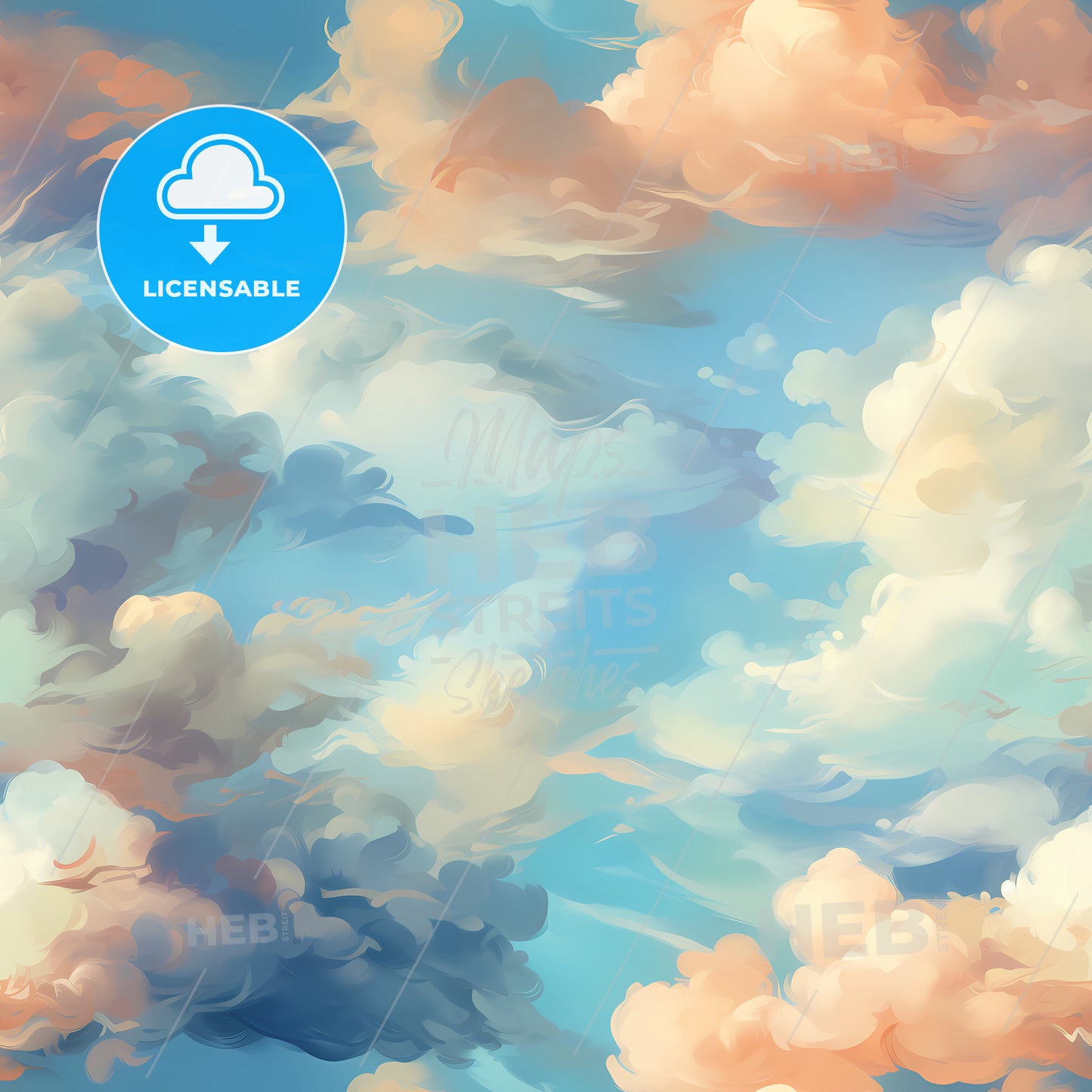 A Blue Sky With Clouds