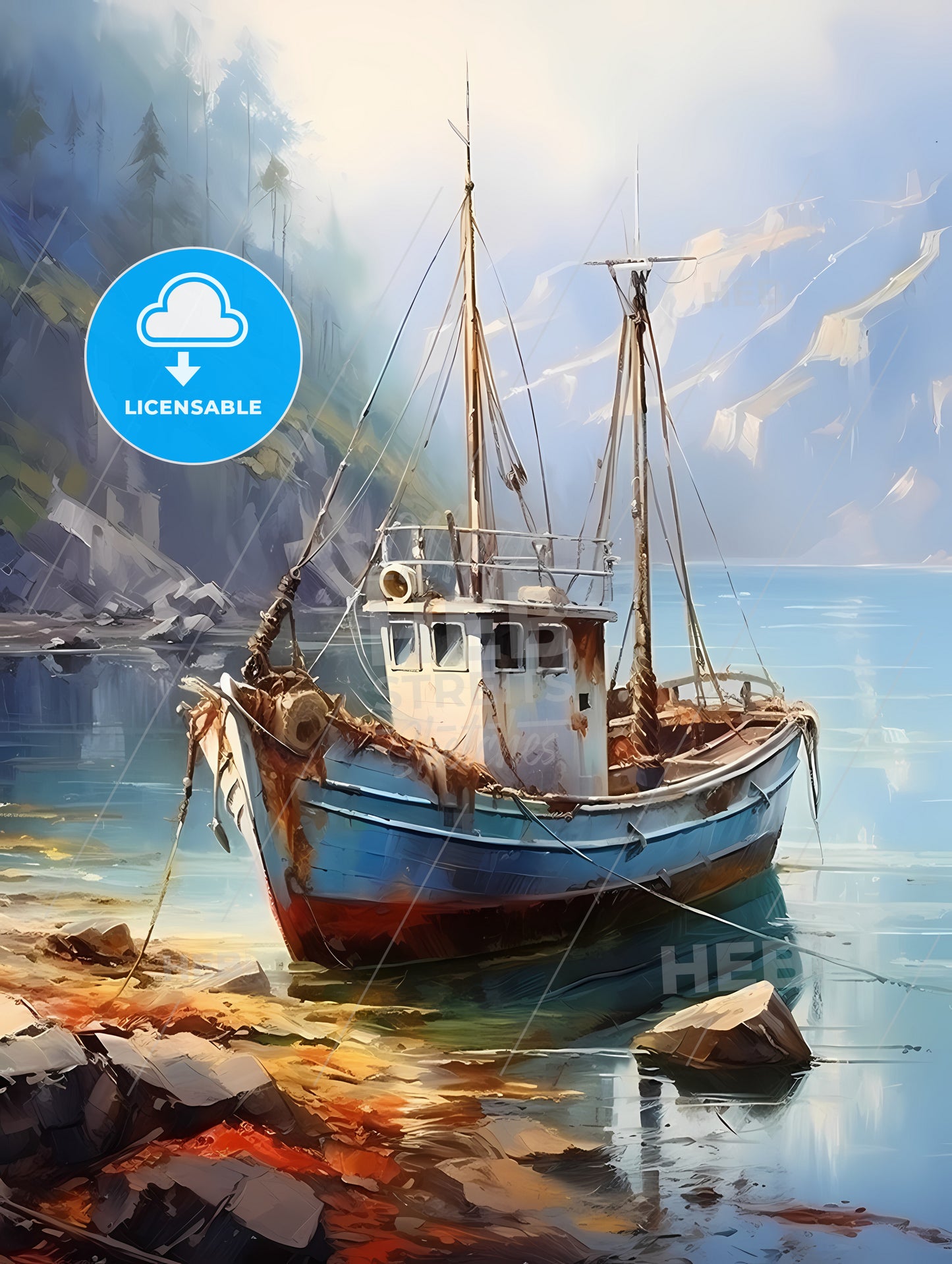 A Boat In The Water