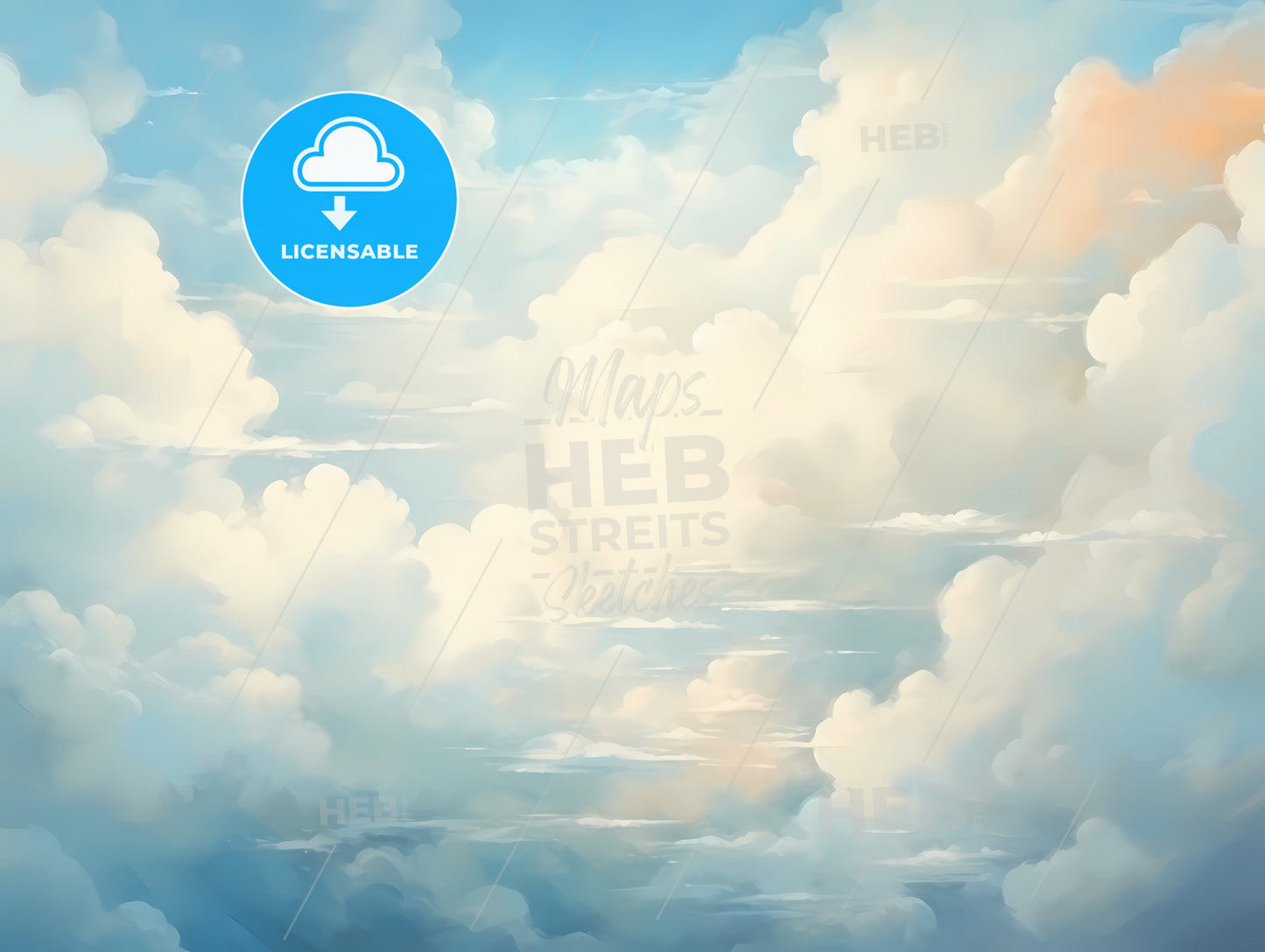 A Blue Sky With Clouds