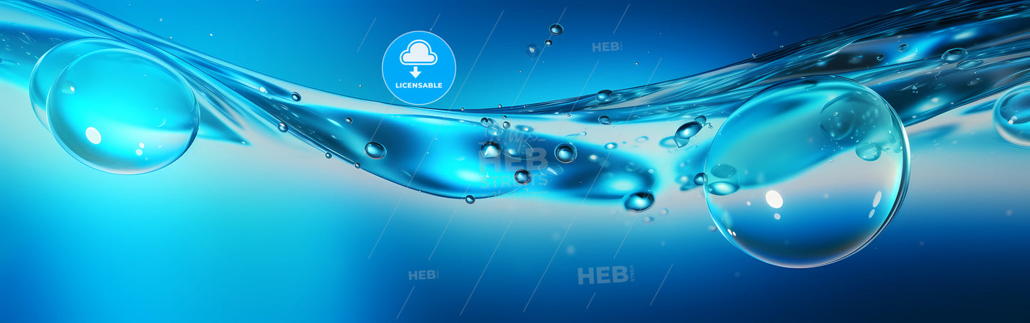 A Close Up Of Water