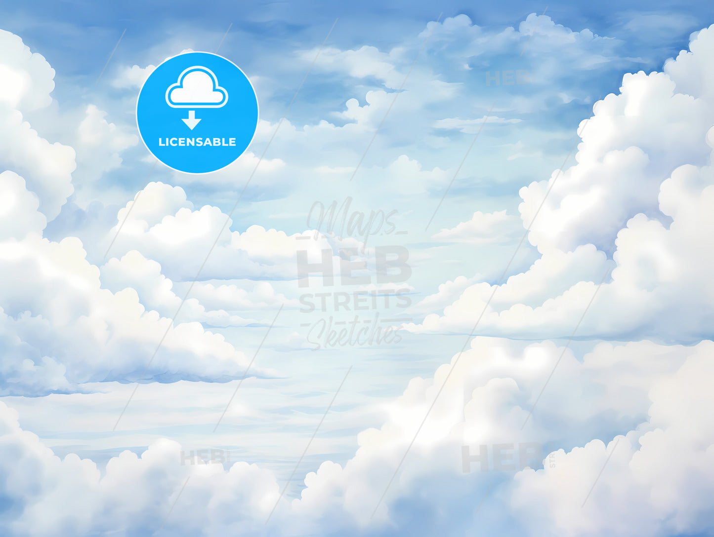A Blue Sky With Clouds