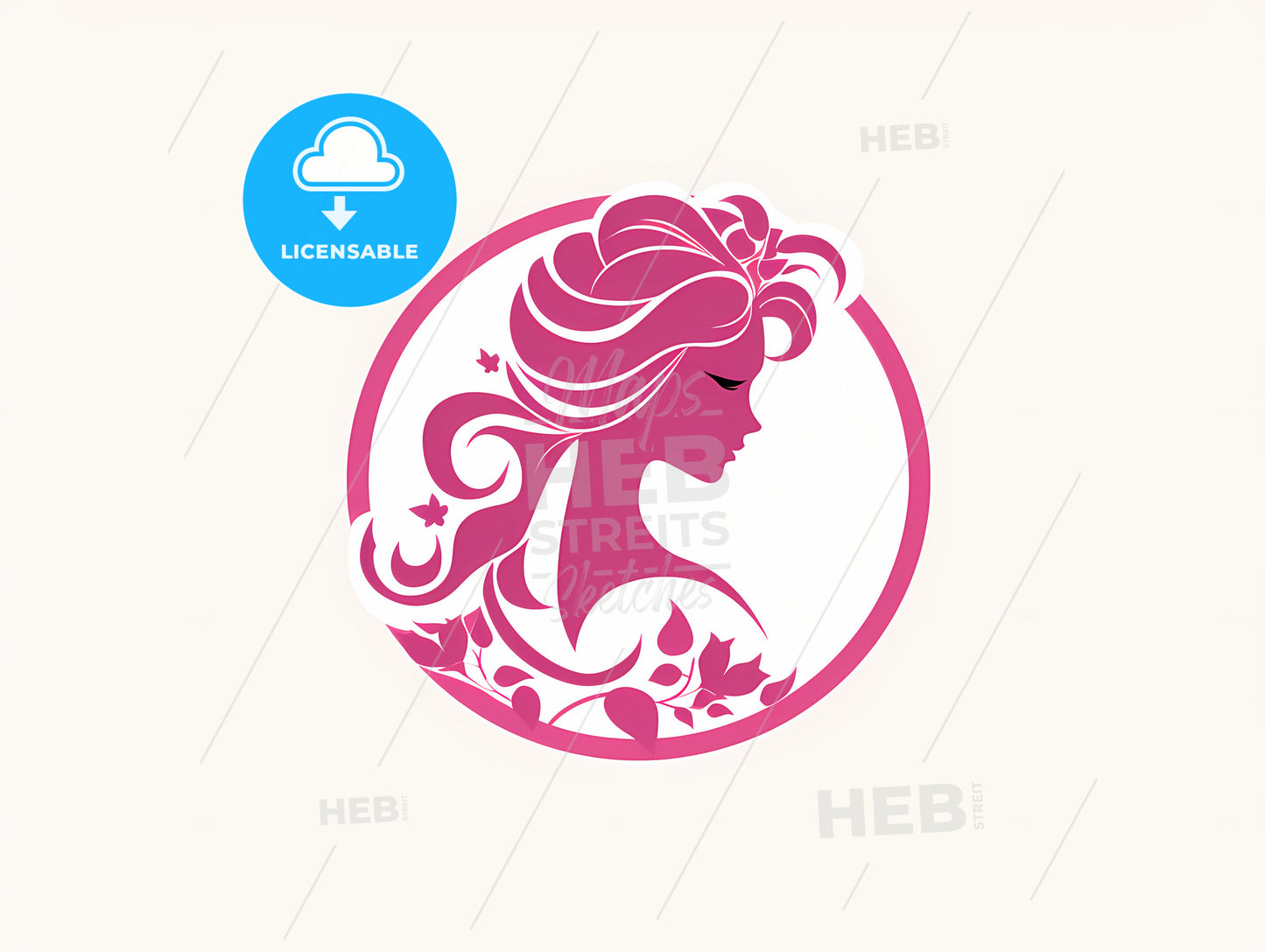 A Logo Of A Woman