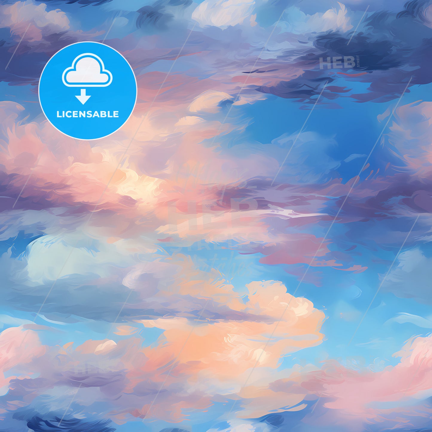 A Blue Sky With Clouds