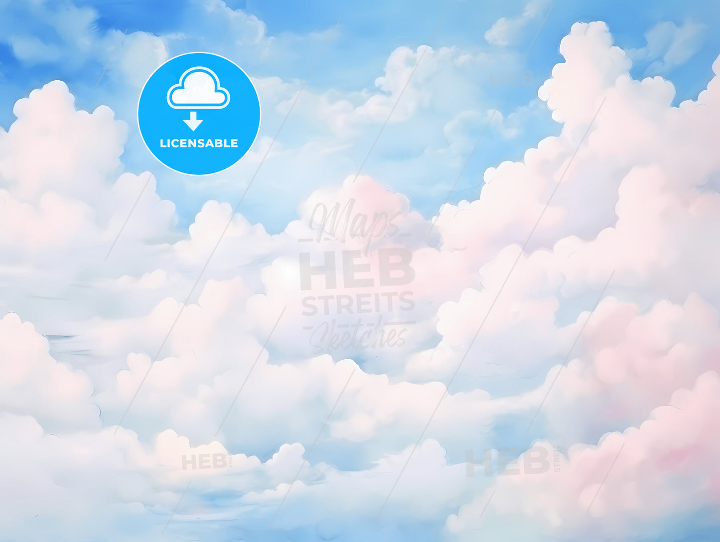 A Blue Sky With Clouds