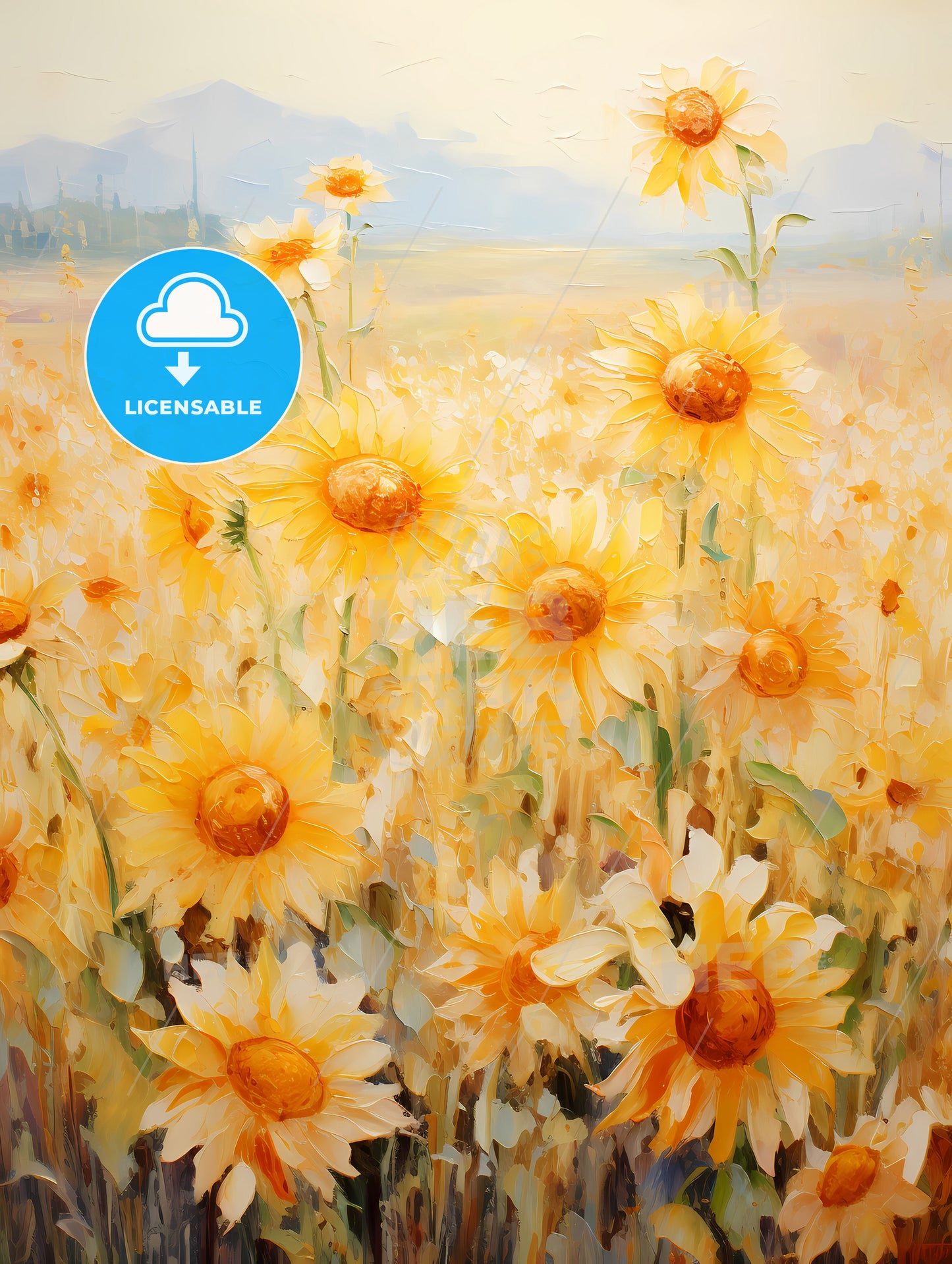 A Field Of Yellow Flowers