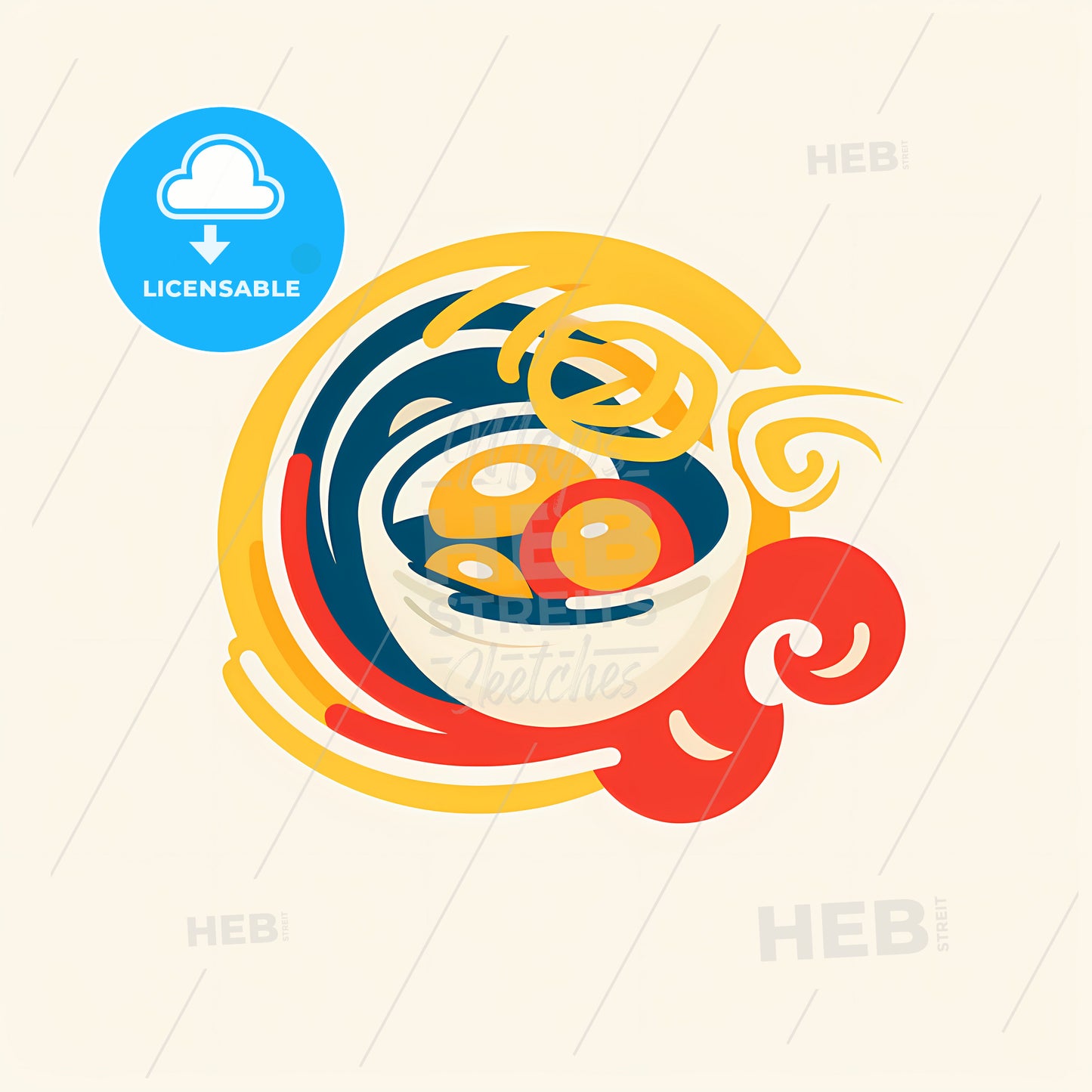 A Bowl Of Food With Eggs In It