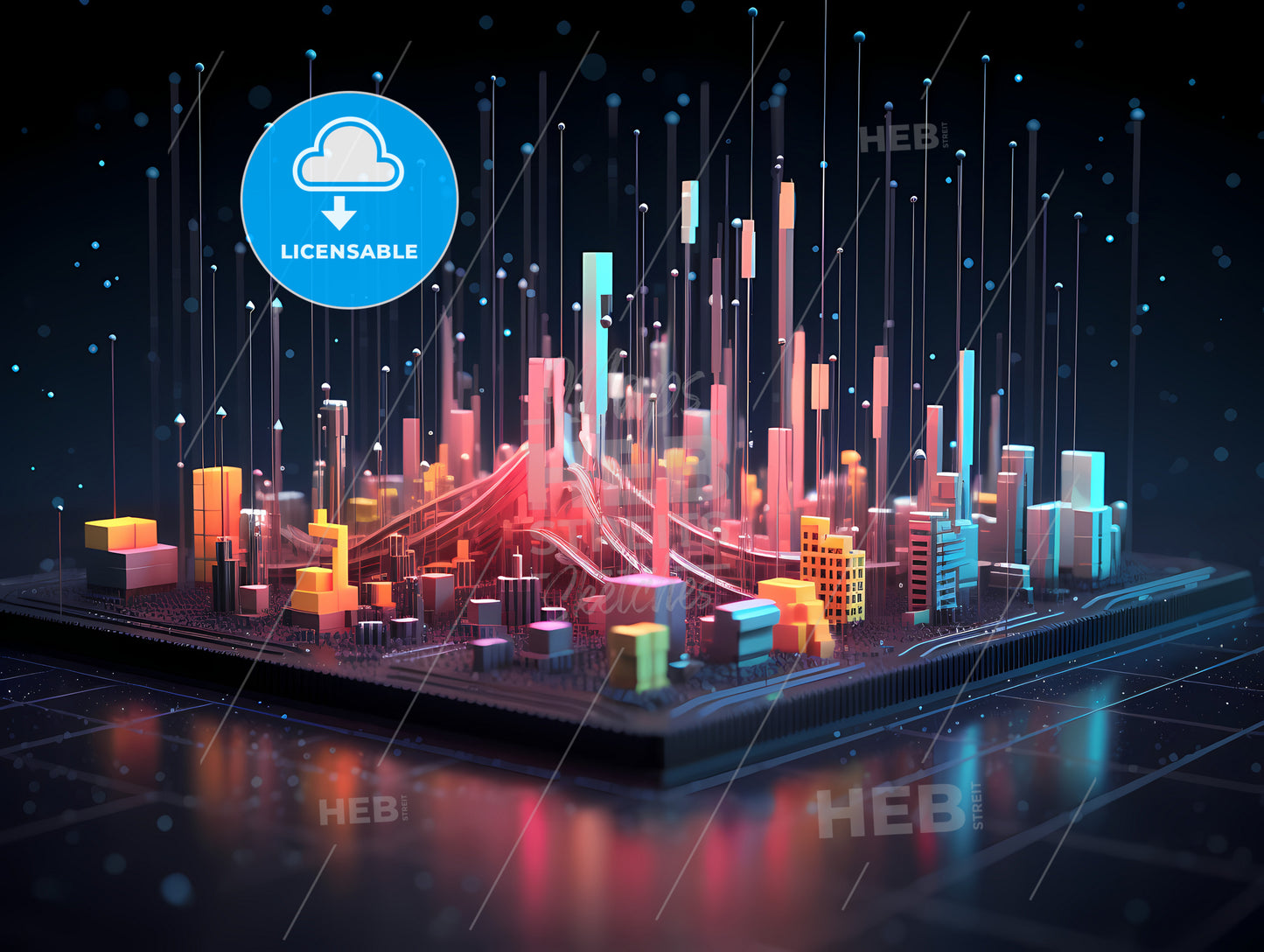 Data Science, A City Model With Many Lights