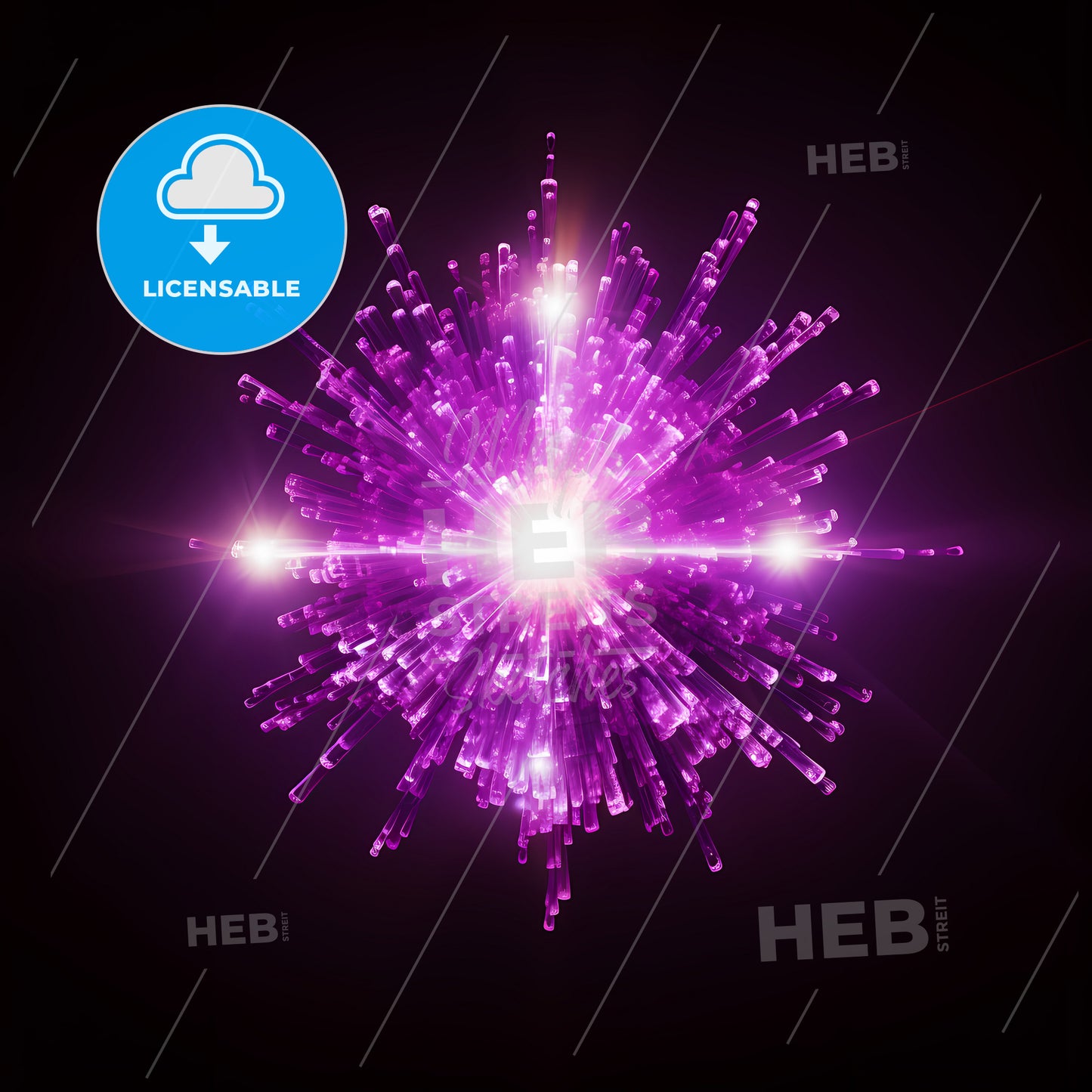 Beautiful Shine Purple, A Purple Explosion Of Lights