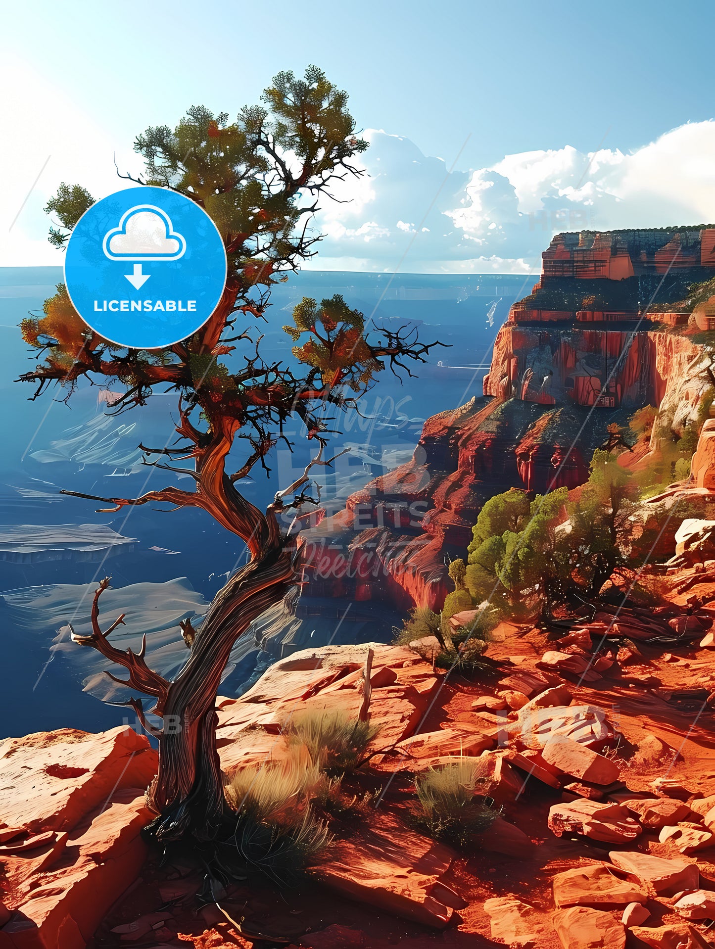 Traveling National Parks Around The World, A Tree On A Cliff